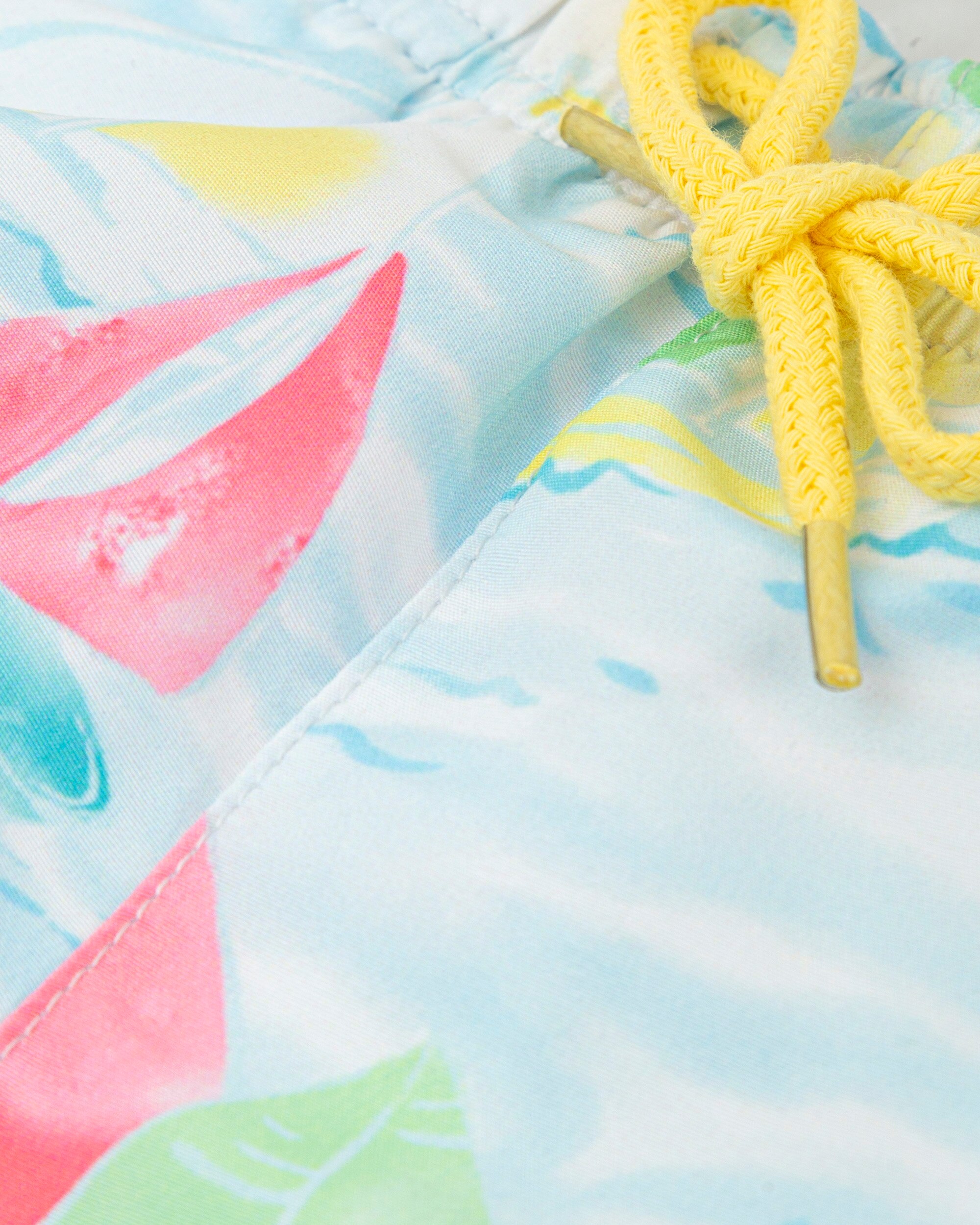 Bóxer de niño con veleros - Tutto Piccolo - Azul celeste Azul celeste-3