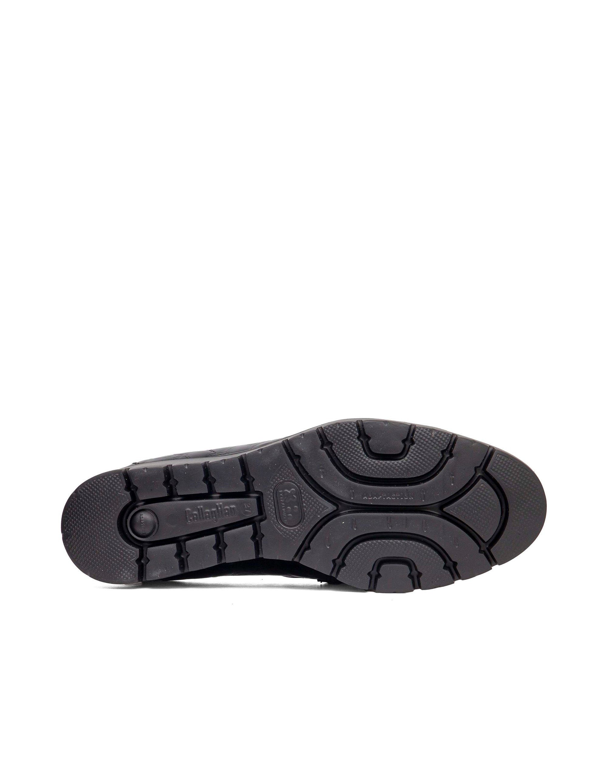 Mocasines de piel de mujer con sistema adaptación - Callaghan - Negro Negro-4