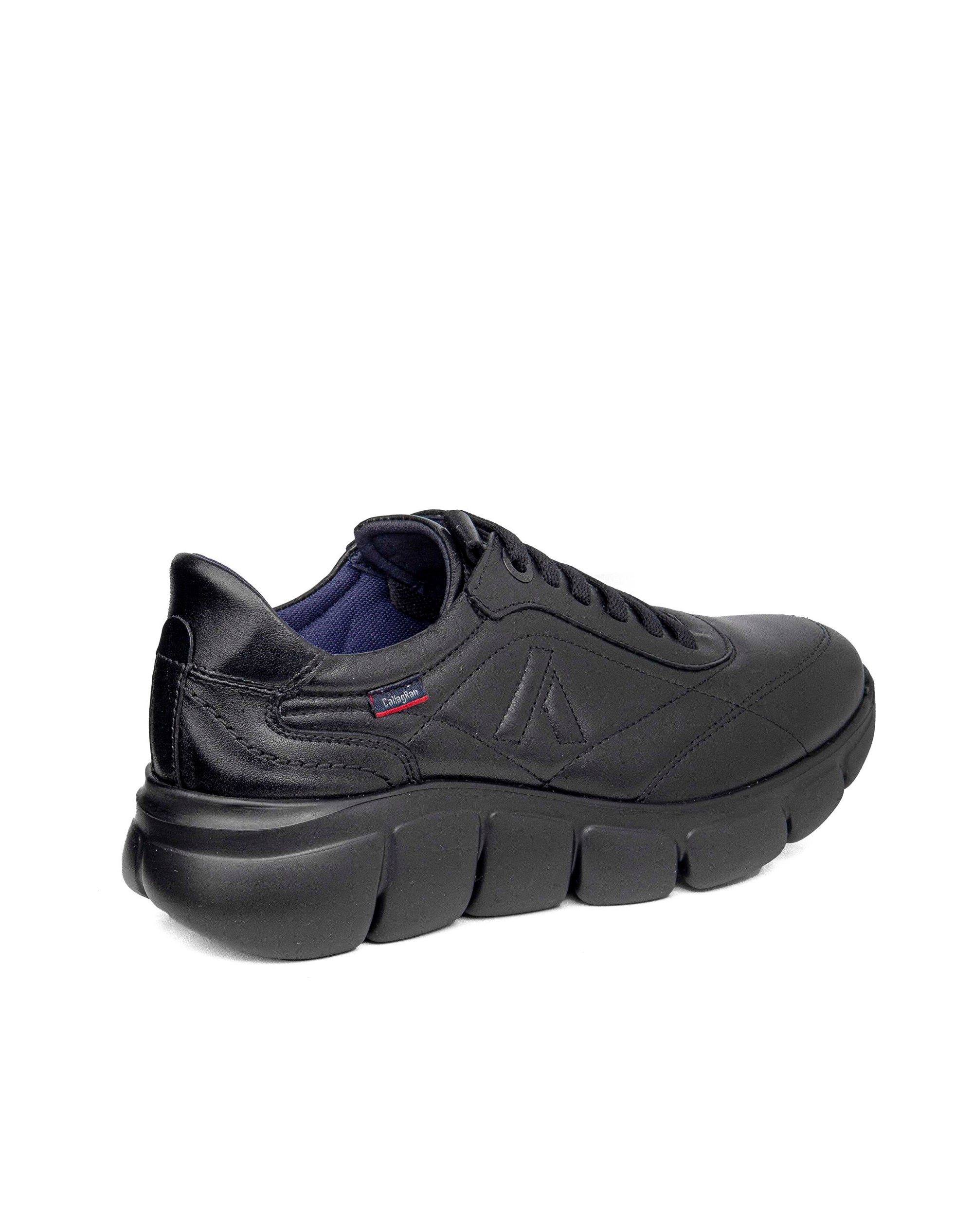 Zapatos de mujer de piel Autocalzable Easy fit - Callaghan - Negro Negro-2