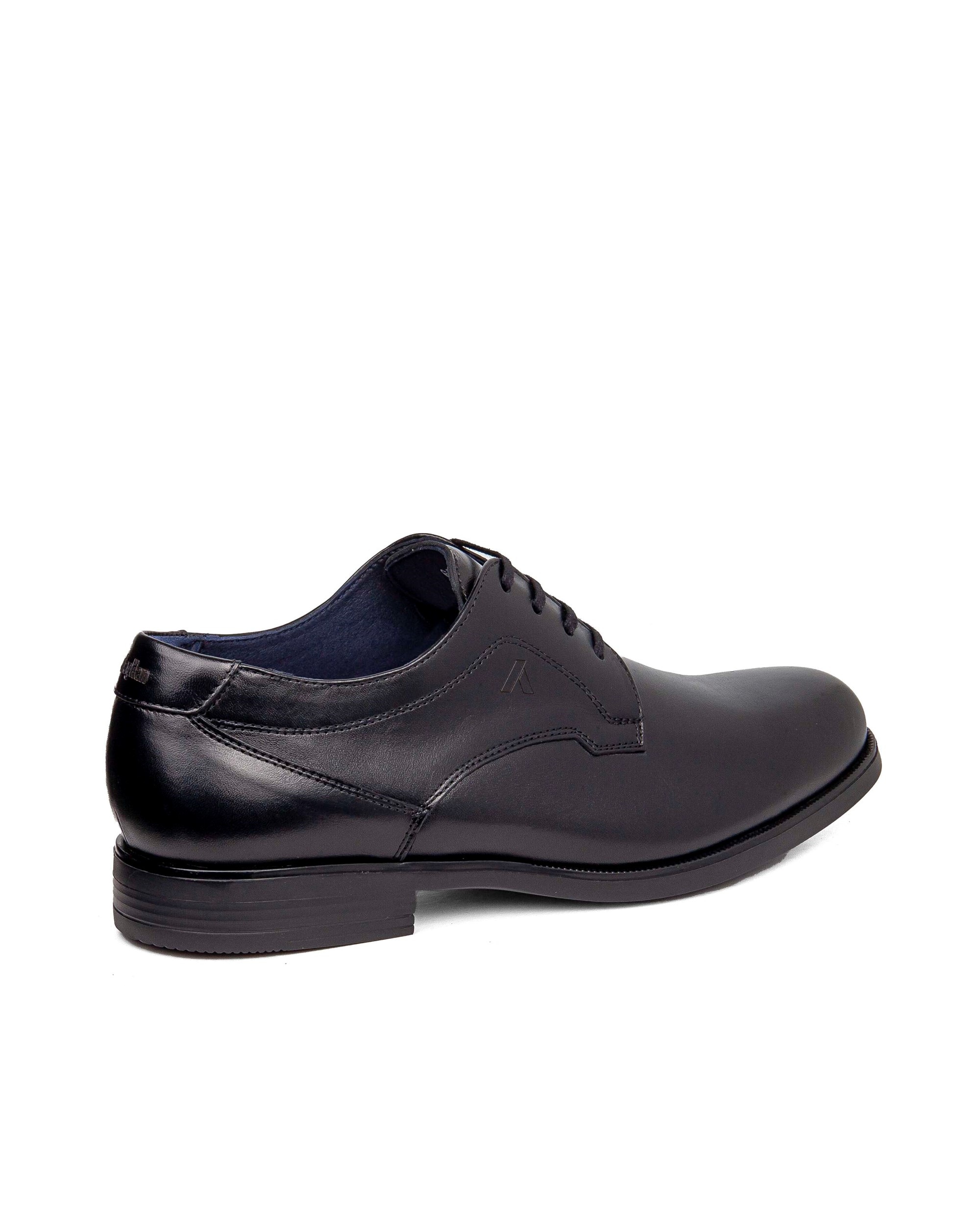 Zapato de piel de hombre con cordones con sistema adaptación - Callaghan - Negro Negro-2