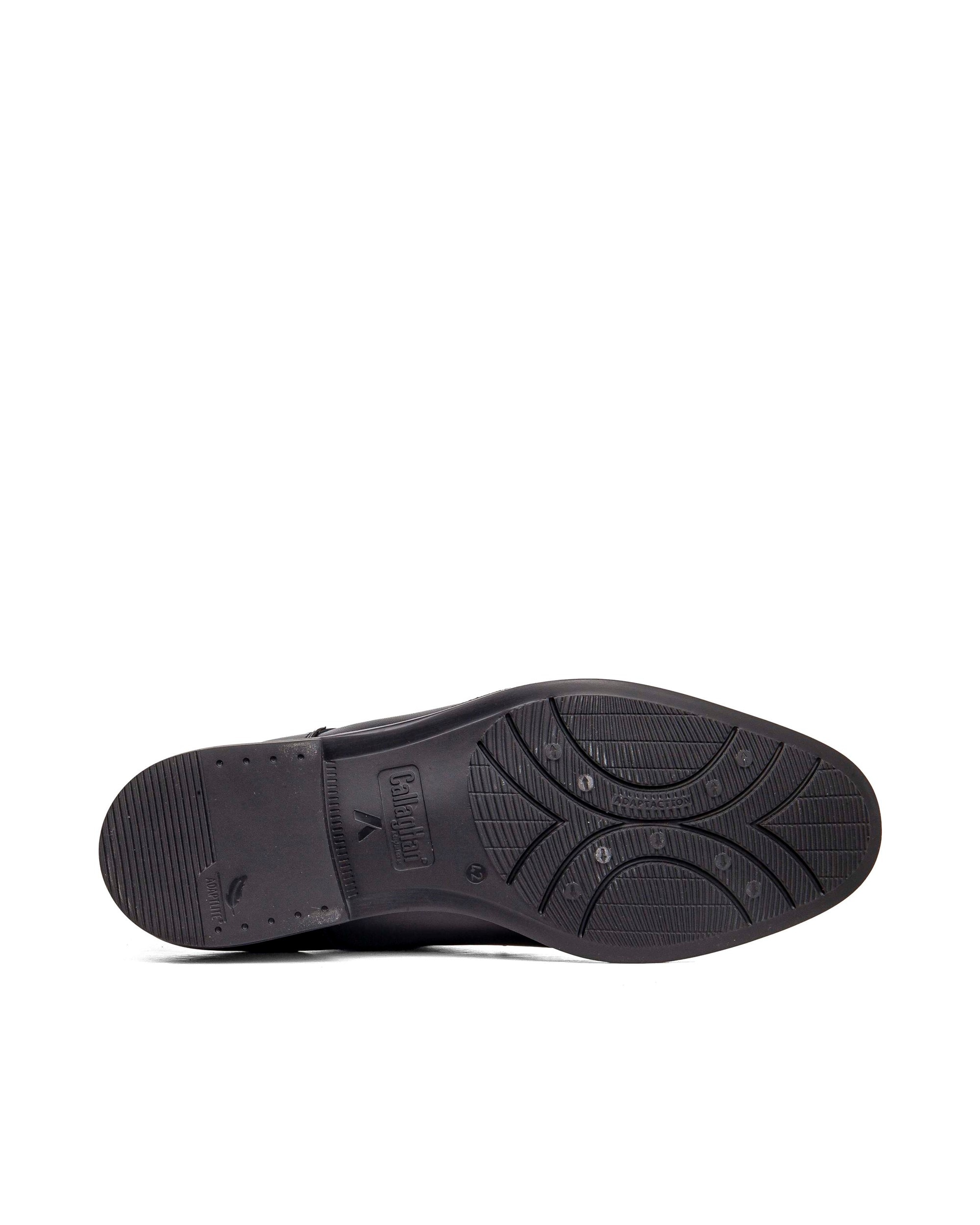 Zapato de piel de hombre con cordones con sistema adaptación - Callaghan - Negro Negro-4