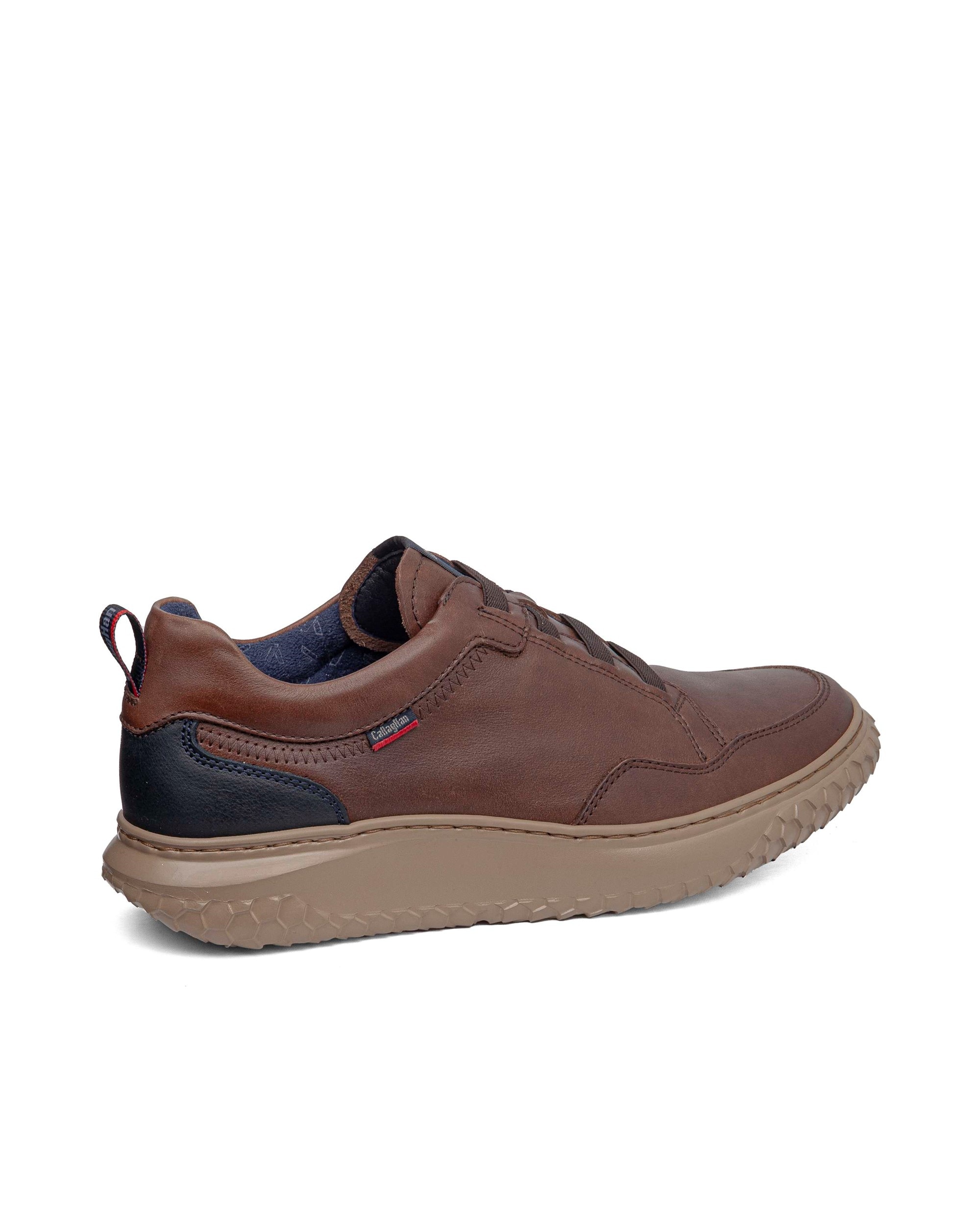Zapatos de piel de hombre con cierre elastico con sistema adaptación - Callaghan - Burdeos Burdeos-2