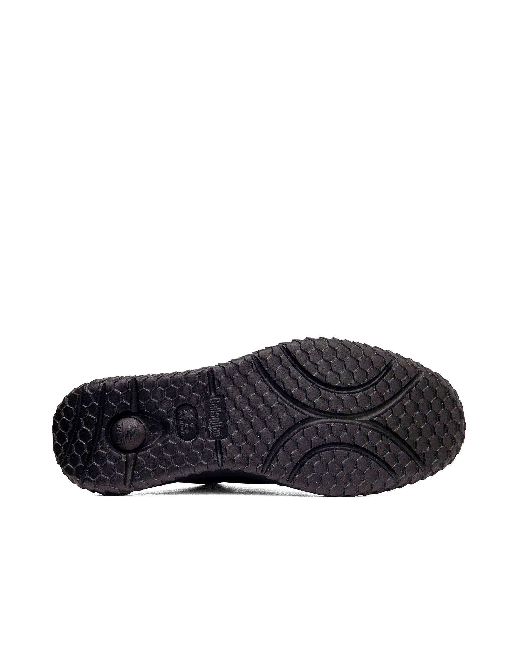 Zapatos de piel de hombre con cierre elastico con sistema adaptación - Callaghan - Negro Negro-4