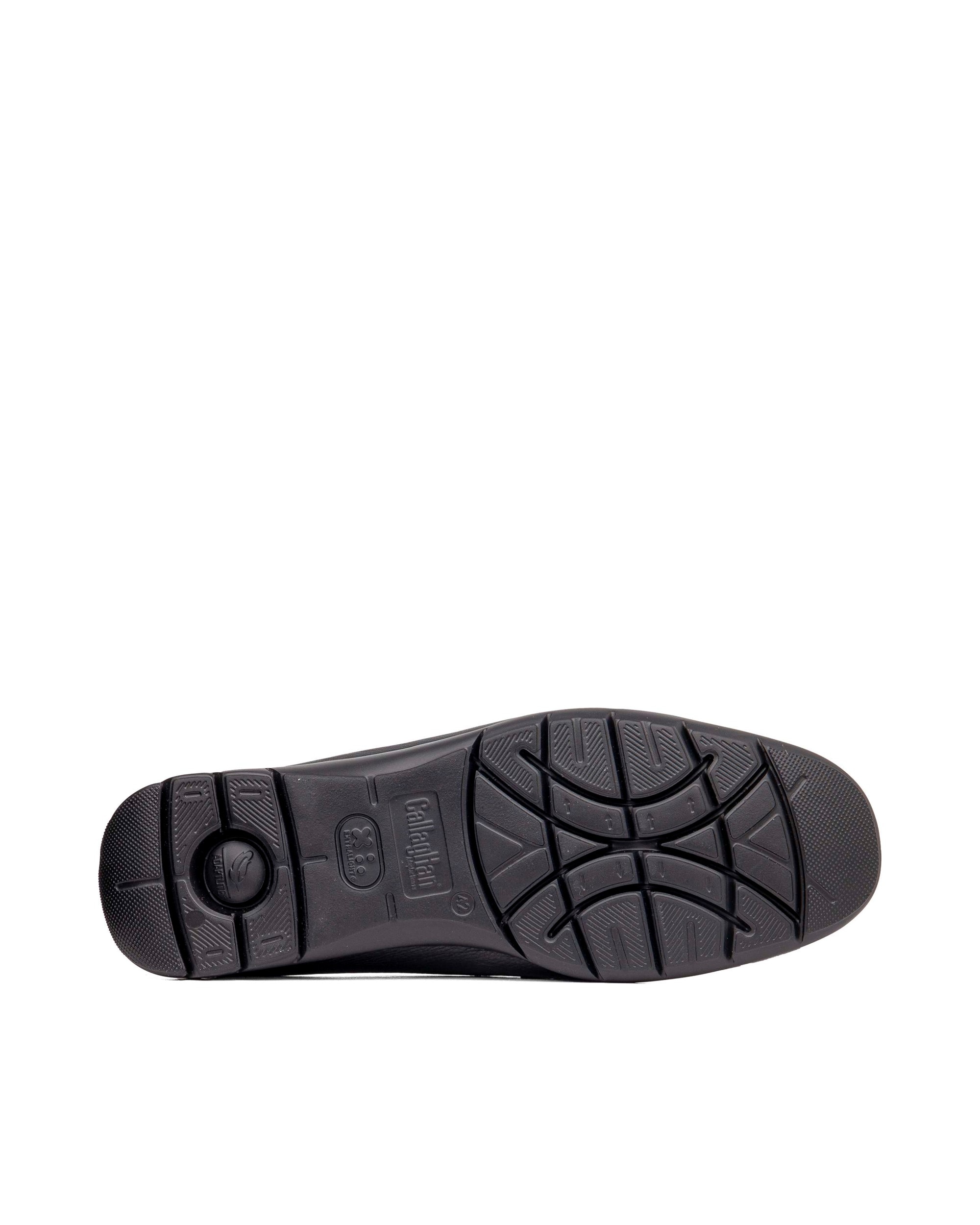 Mocasines de piel de hombre con sistema adaptación - Callaghan - Negro Negro-4