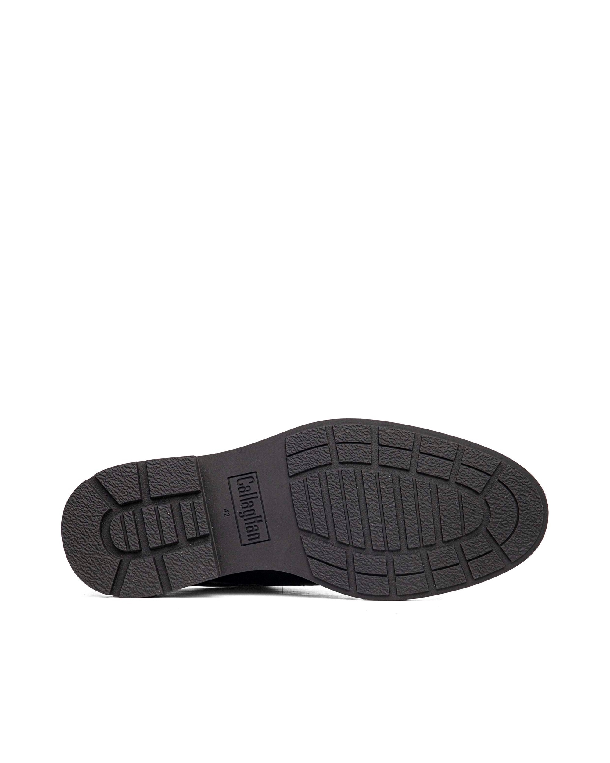 Zapato de piel de hombre con cordones con sistema adaptación - Callaghan - Negro Negro-4