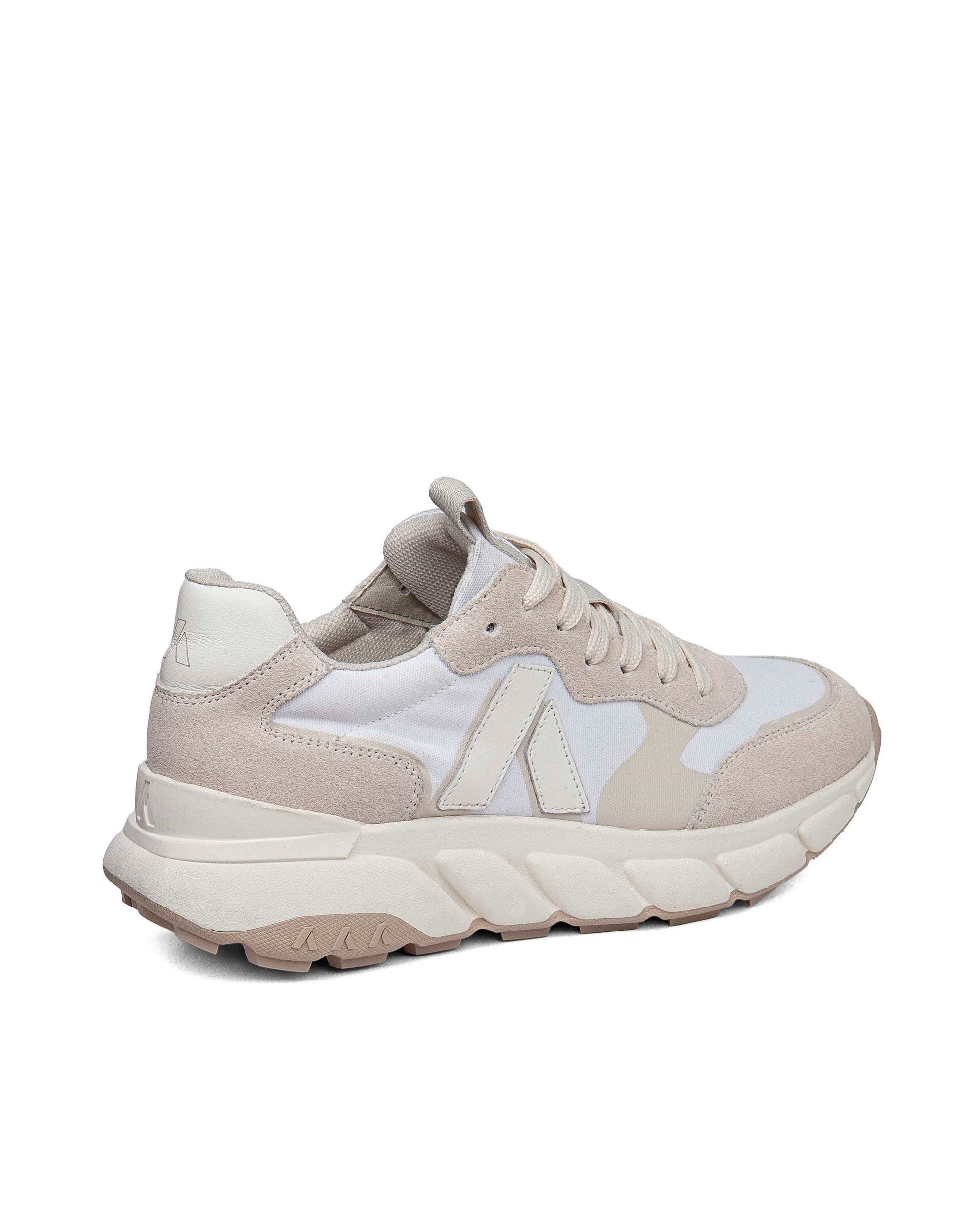 Zapatillas de cordones de mujer de serraje con tecnología Adaptaction - Callaghan - Beige Beige-2