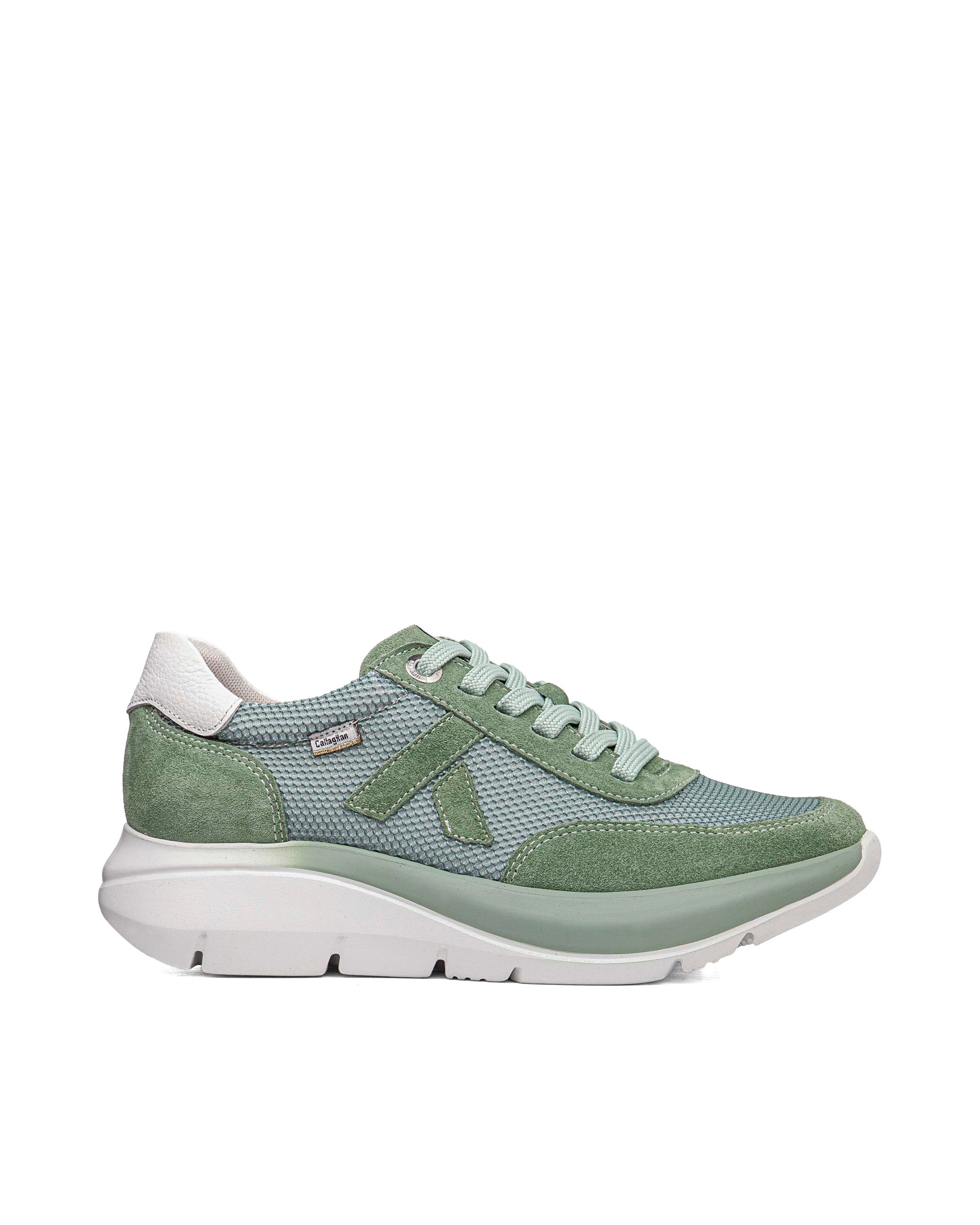 Imagen 0 de Zapatillas deportivas de hombre de piel Algoritmo Verde