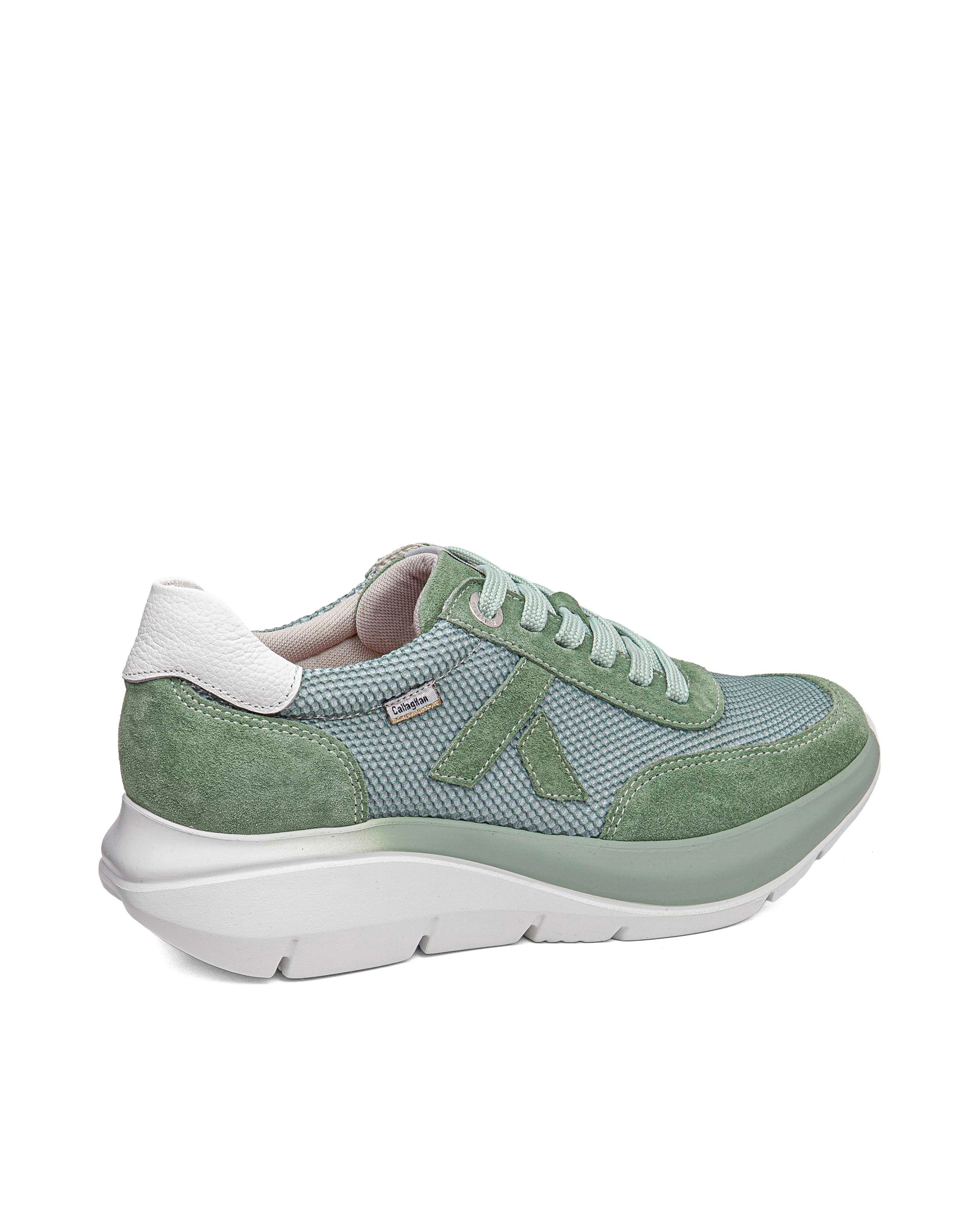 Zapatillas deportivas de hombre de piel Algoritmo - Callaghan - Verde Verde-2