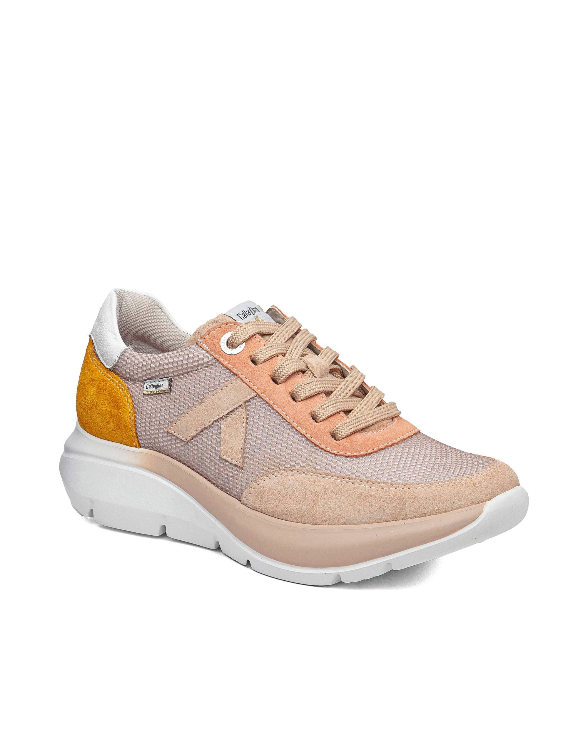 Zapatillas deportivas de hombre de piel Algoritmo - Callaghan - Rosa claro Rosa claro-3