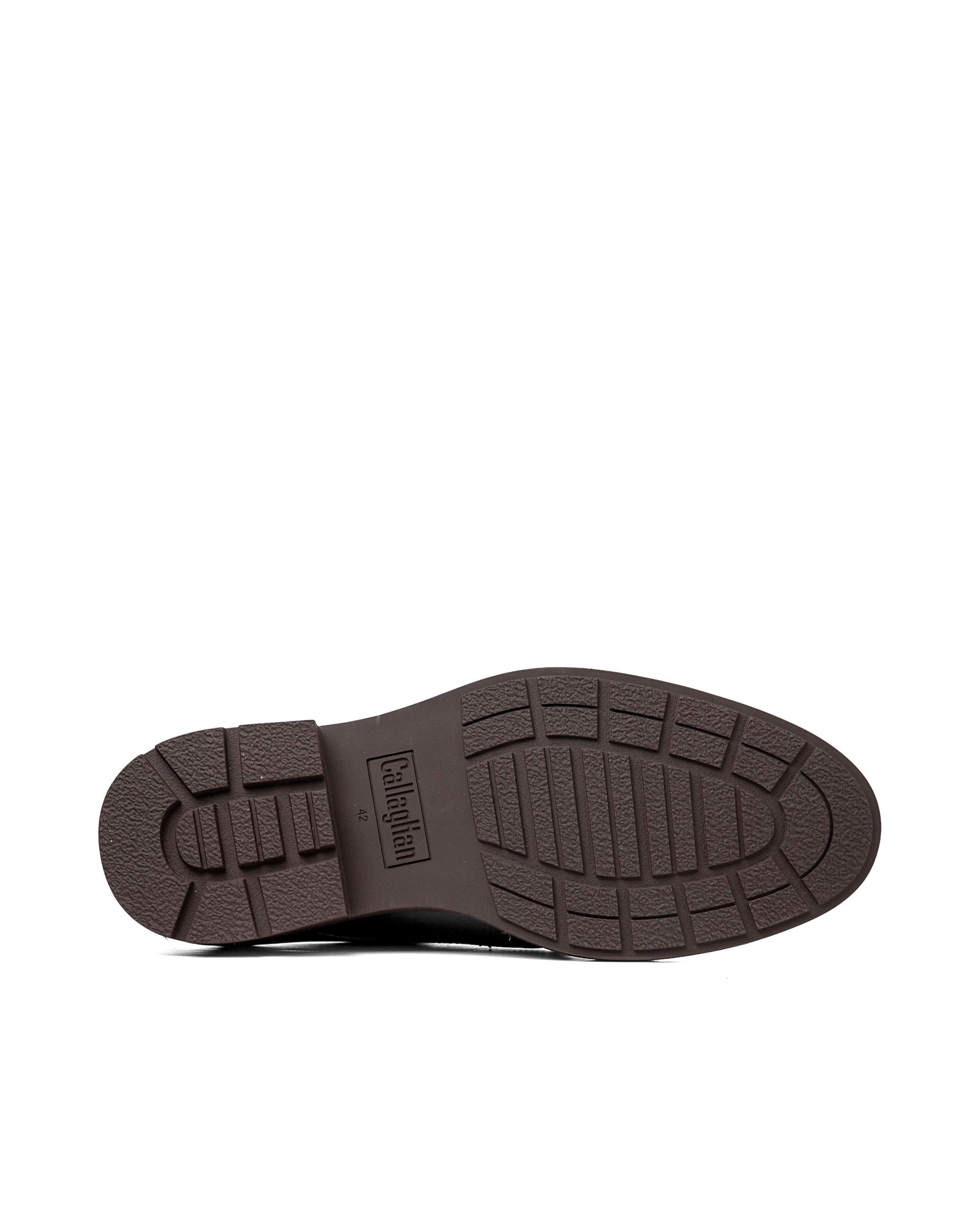 Zapato de piel de hombre con cordones con sistema adaptación - Callaghan - Marrón Marrón-4