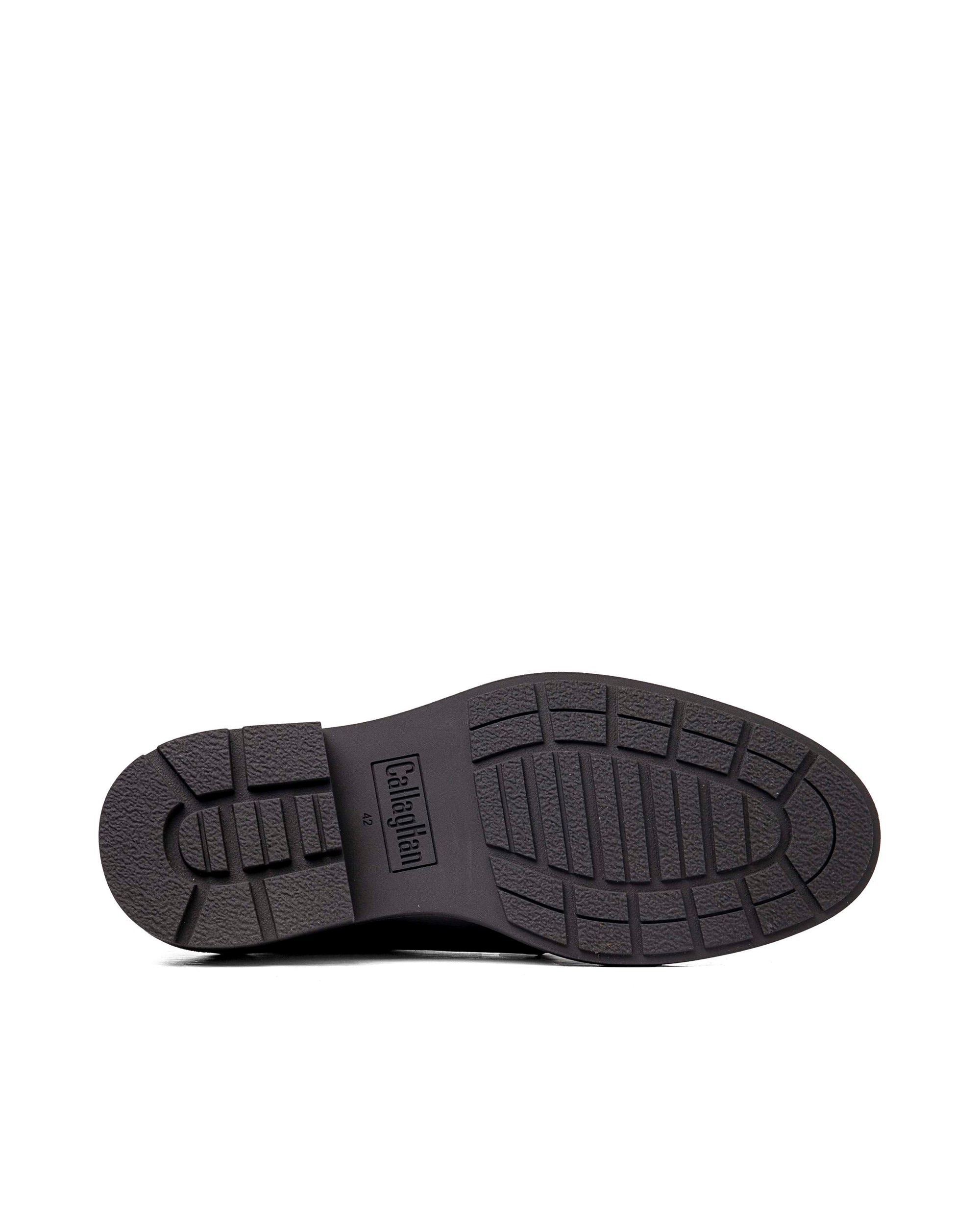 Imagen 4 de Zapato de piel de hombre con cordones con sistema adaptación - Callaghan - Negro Negro