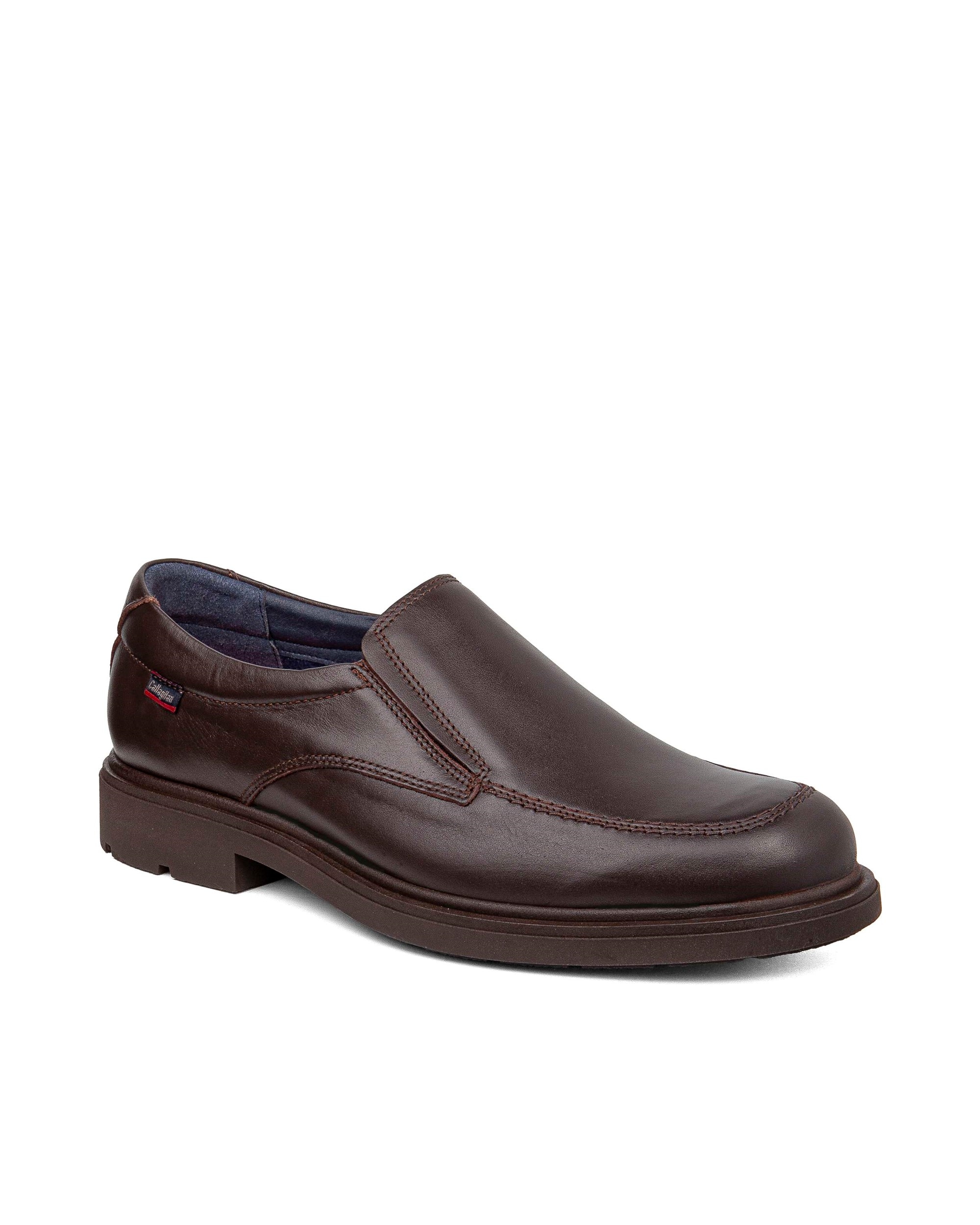Imagen 3 de Mocasines de piel de hombre con sistema adaptación - Callaghan - Marrón Marrón