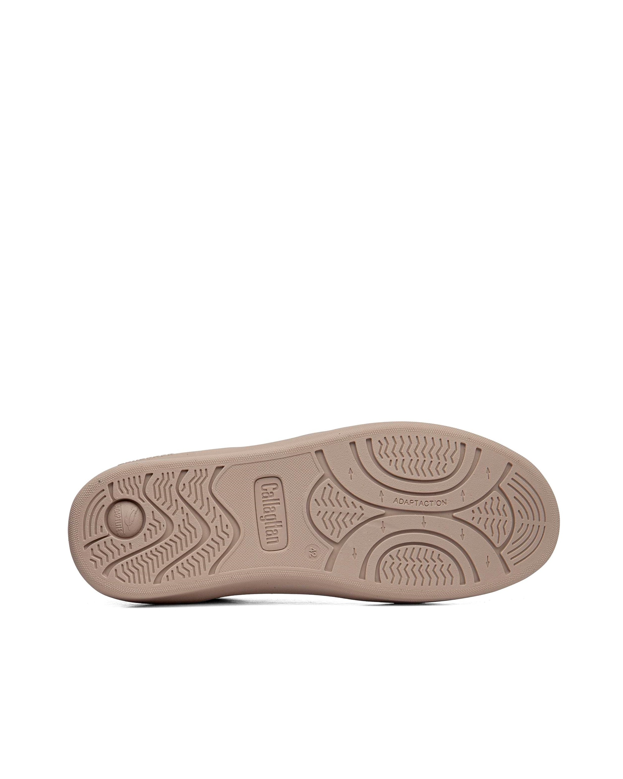 Zapatillas de piel de hombre con cordones con sistema adaptación - Callaghan - Marrón Marrón-4