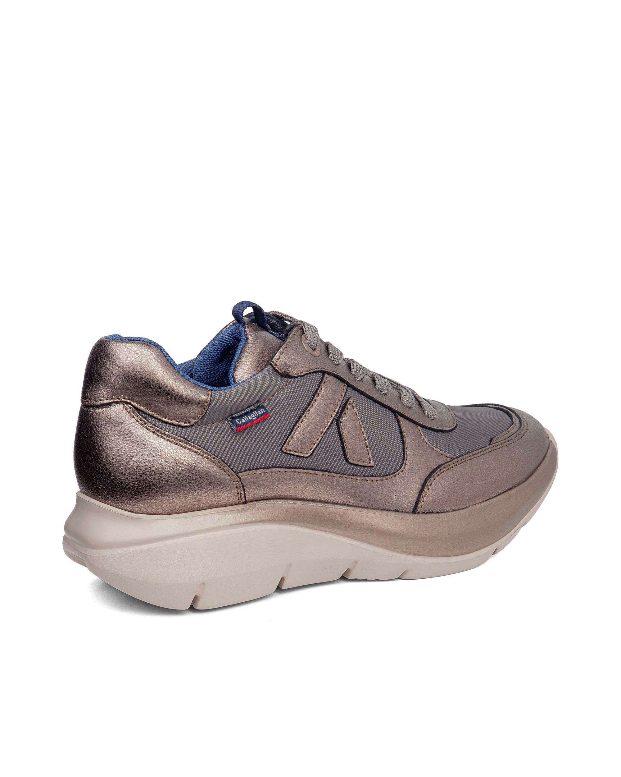 Zapatillas de serraje de mujer algoritmo con sistema adaptación - Callaghan - Beige Beige-2