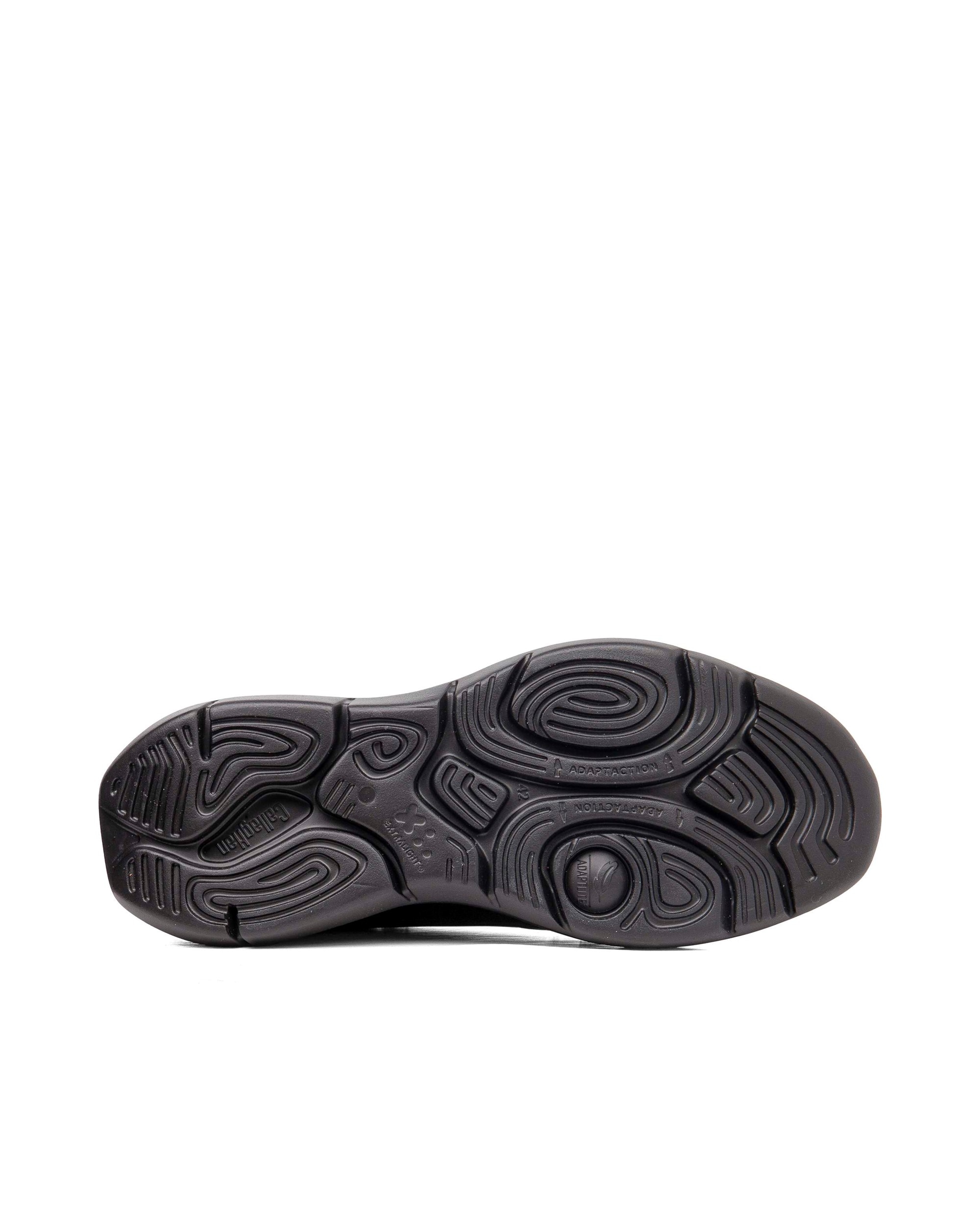 Zapatillas de piel de hombre algoritmo con sistema adaptación - Callaghan - Negro Negro-4