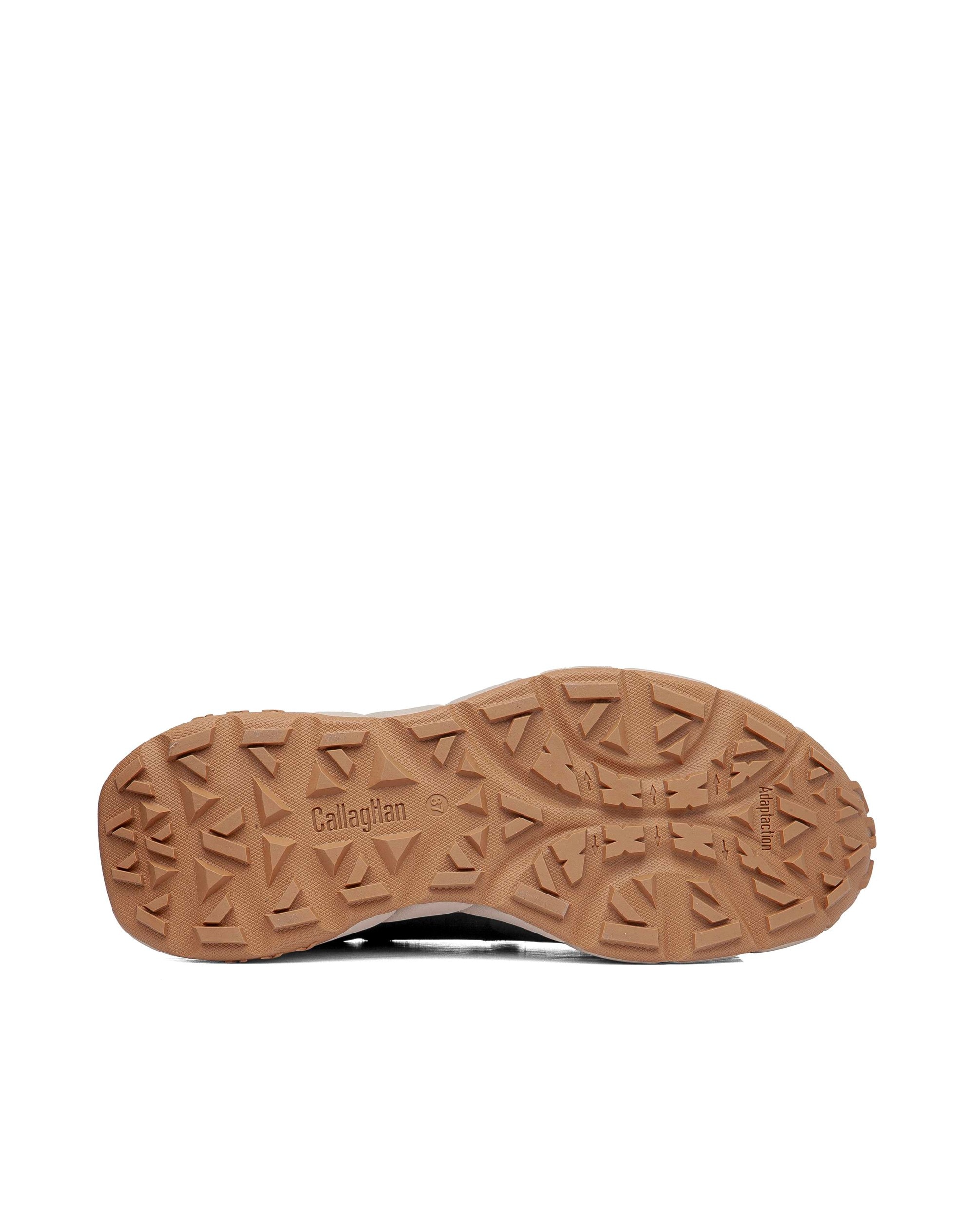 Zapatillas de serraje de mujer con sistema adaptación - Callaghan - Marrón Marrón-4