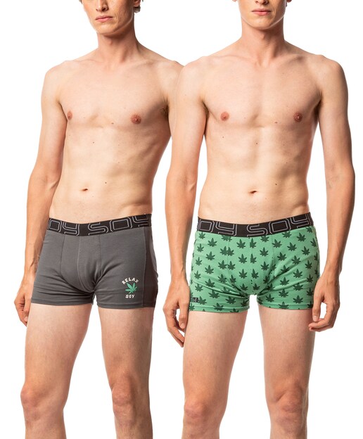 Imagen 0 de Pack de 2 boxer de punto de hombre en varios colores