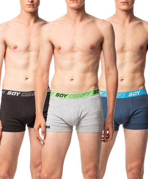 Imagen 0 de Pack de 3 boxer de punto en varios colores