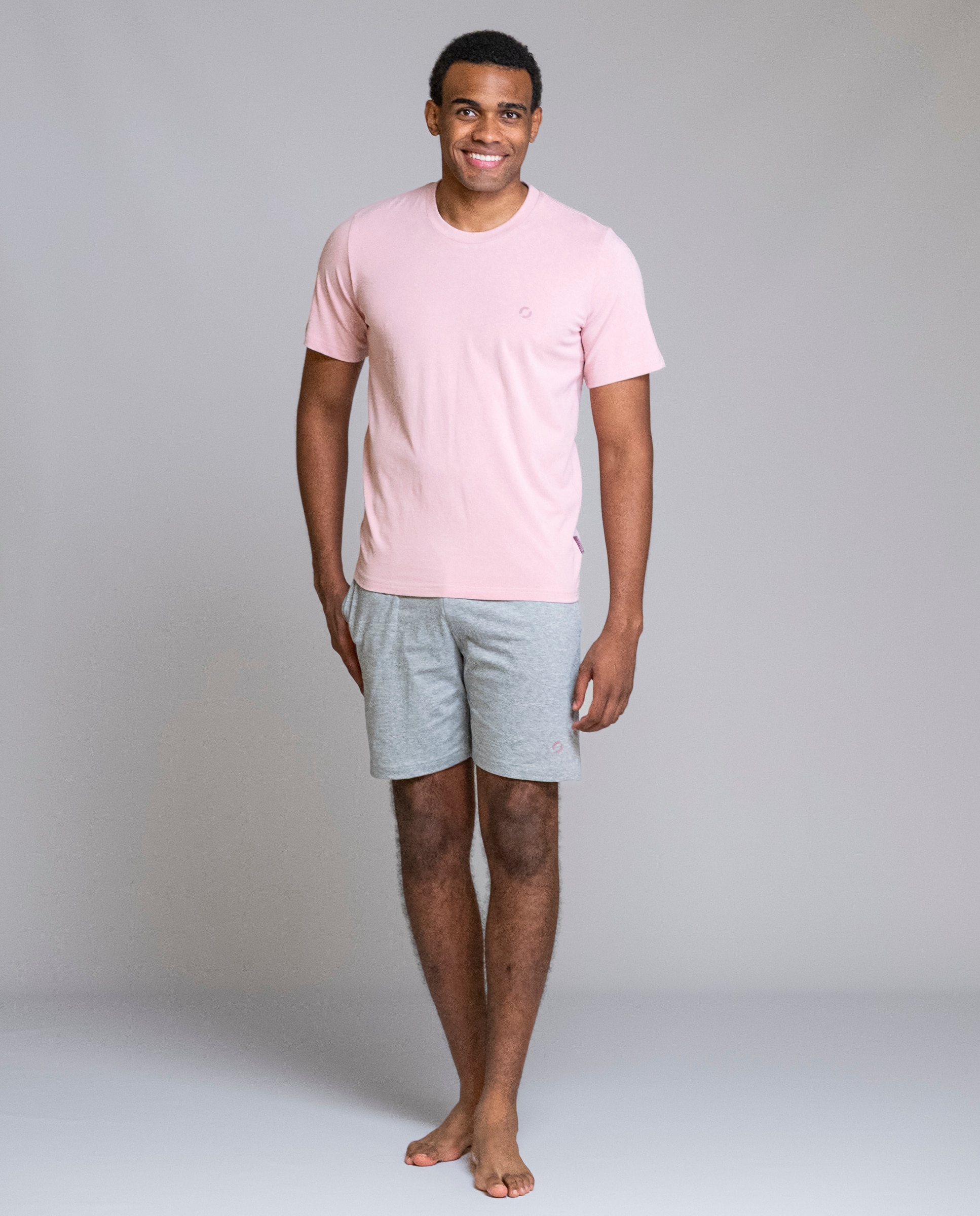 Imagen 0 de Pijama de hombre logo Rojo / Gris