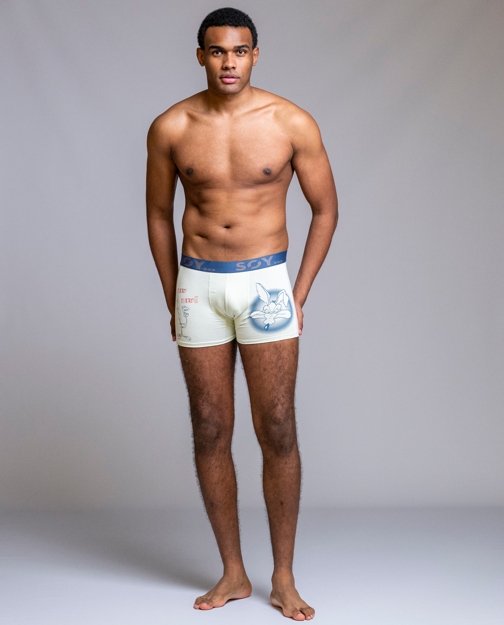 Pack boxer de hombre estampado beep - SOY - Beige Beige-1