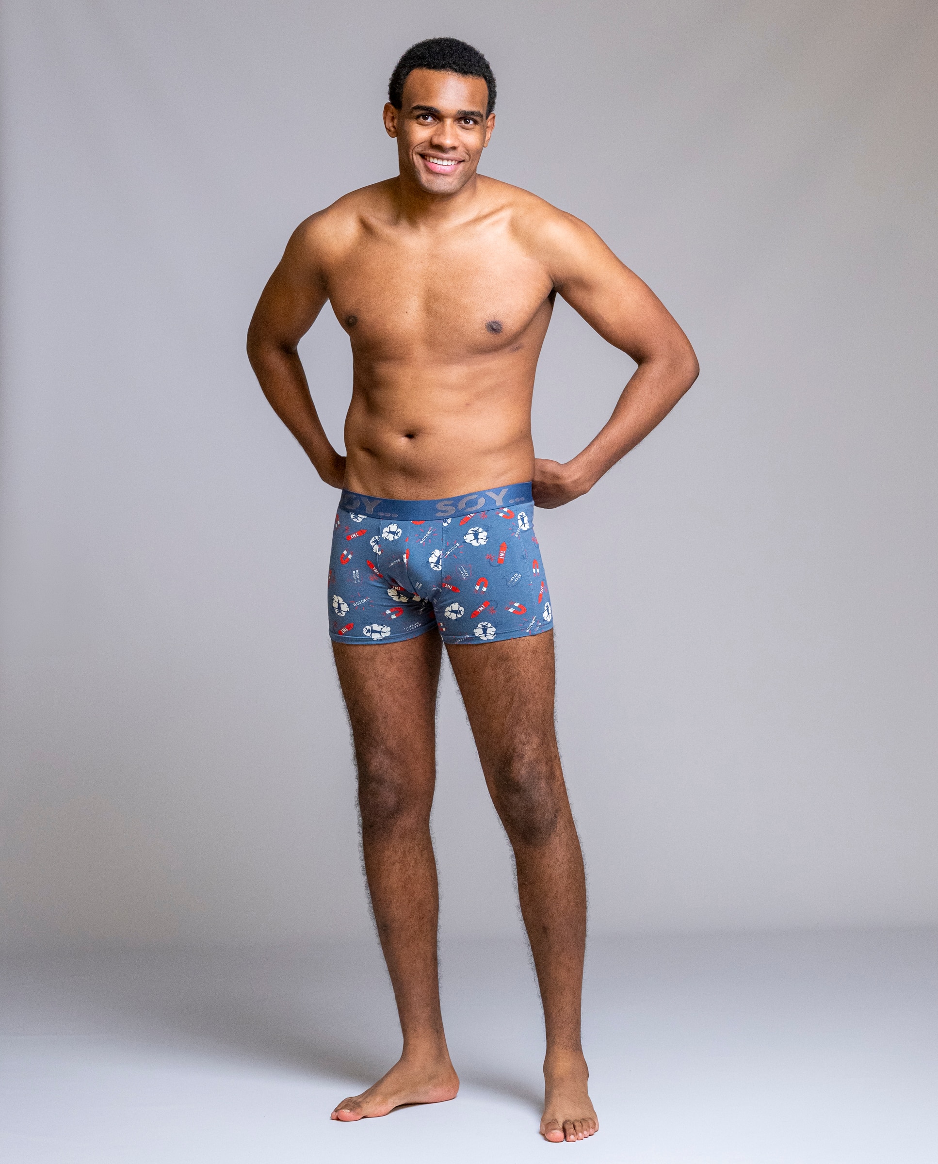 Pack boxer de hombre estampado beep - SOY - Beige Beige-2