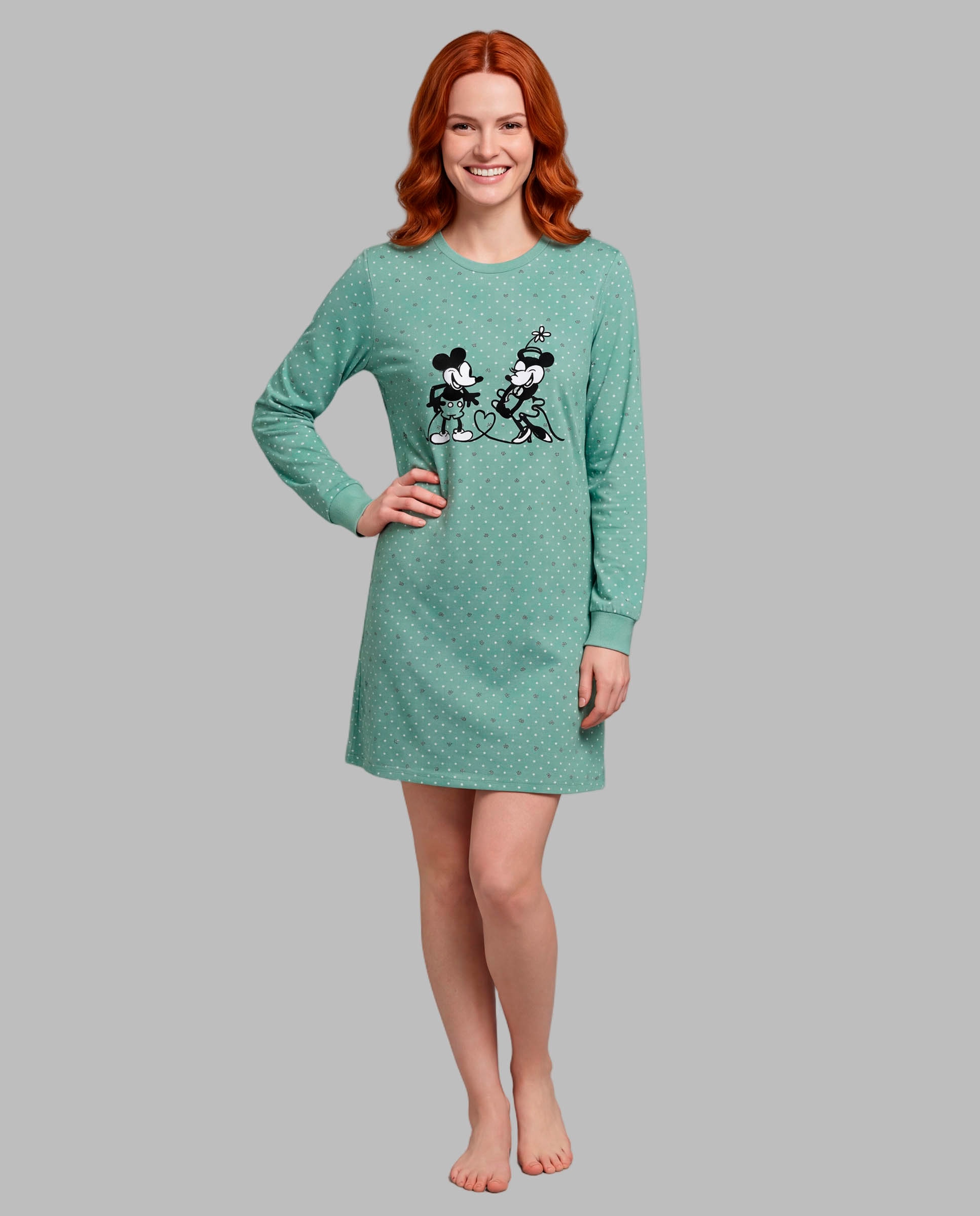Camisola mujer estampado raton - Señoretta - Verde Verde-1