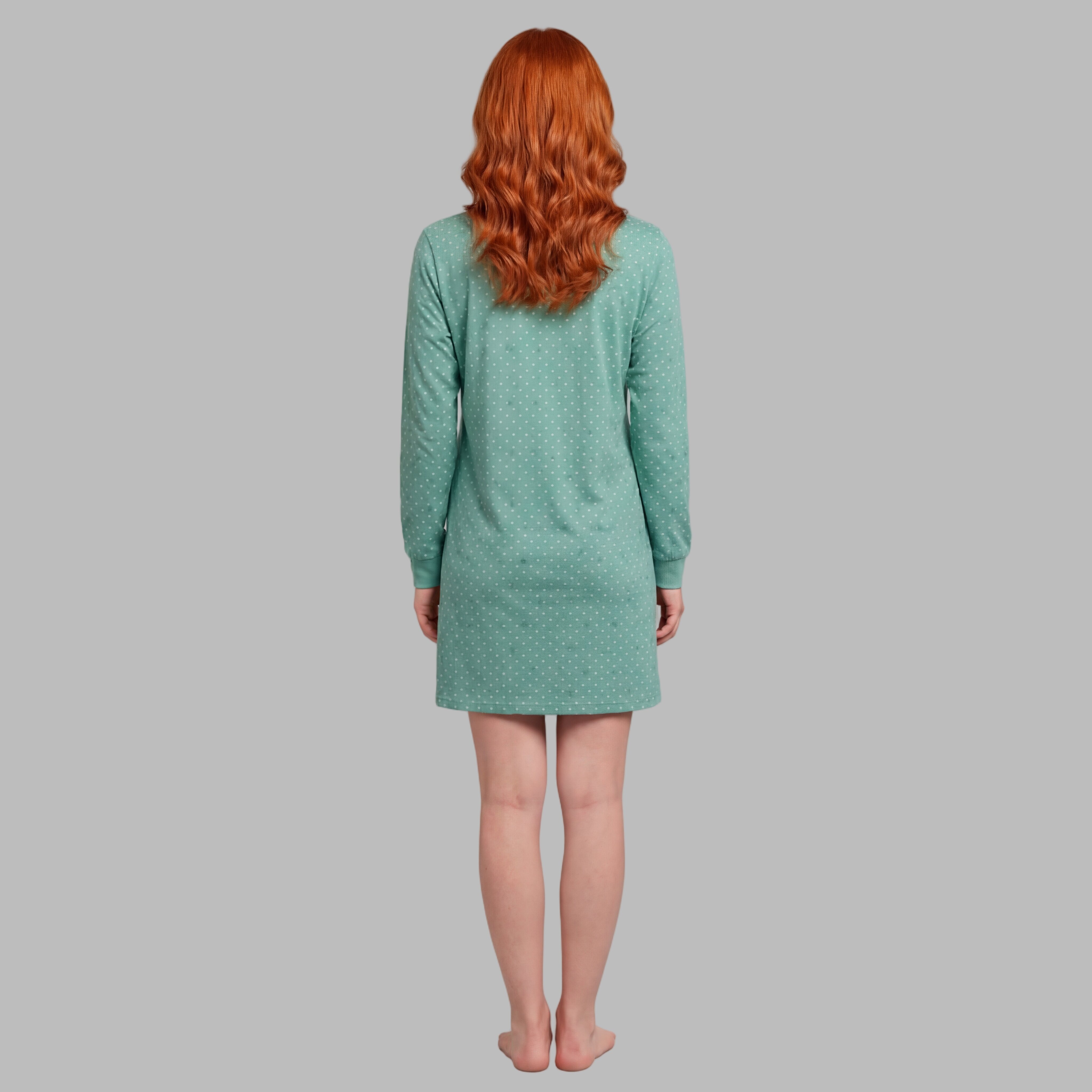 Camisola mujer estampado raton - Señoretta - Verde Verde-2
