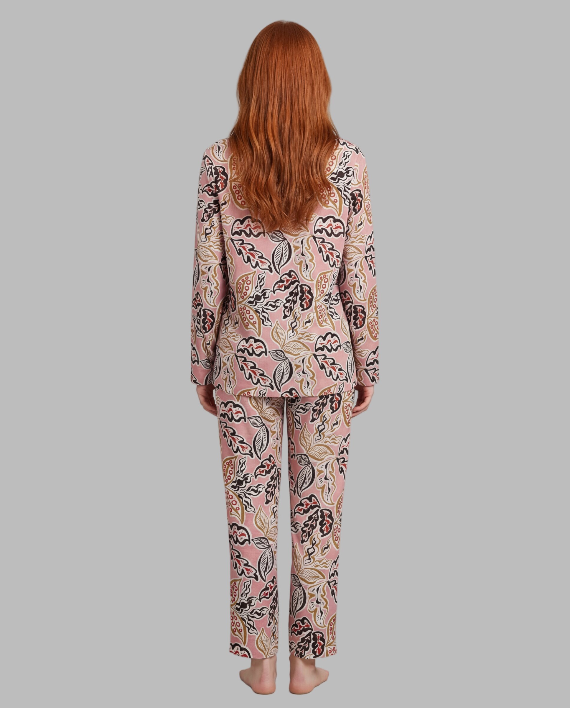 Pijama de mujer modal abierto - Señoretta - Multicolor Multicolor-2