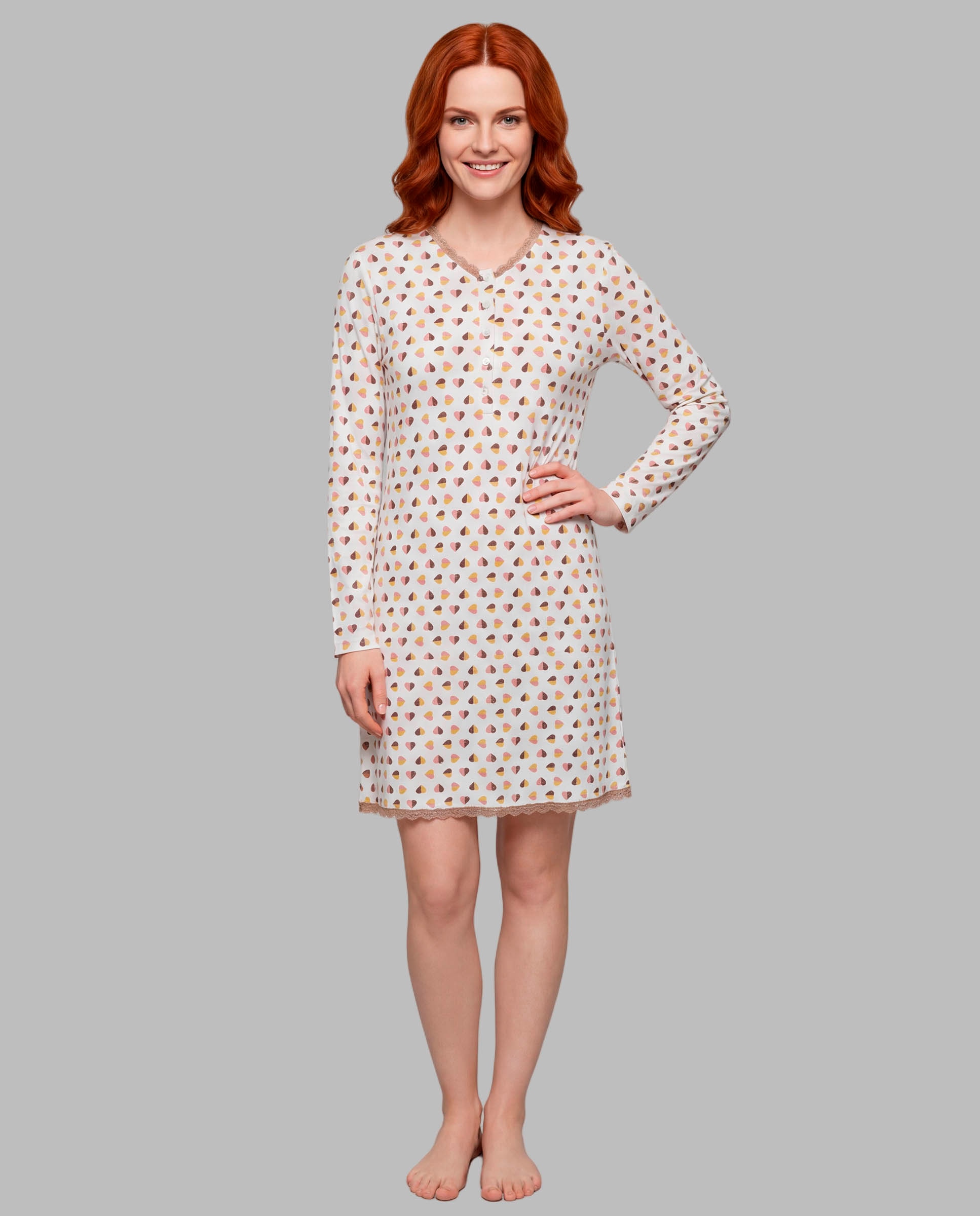 Camisola de mujer estampada - Señoretta - Crudo Crudo-1
