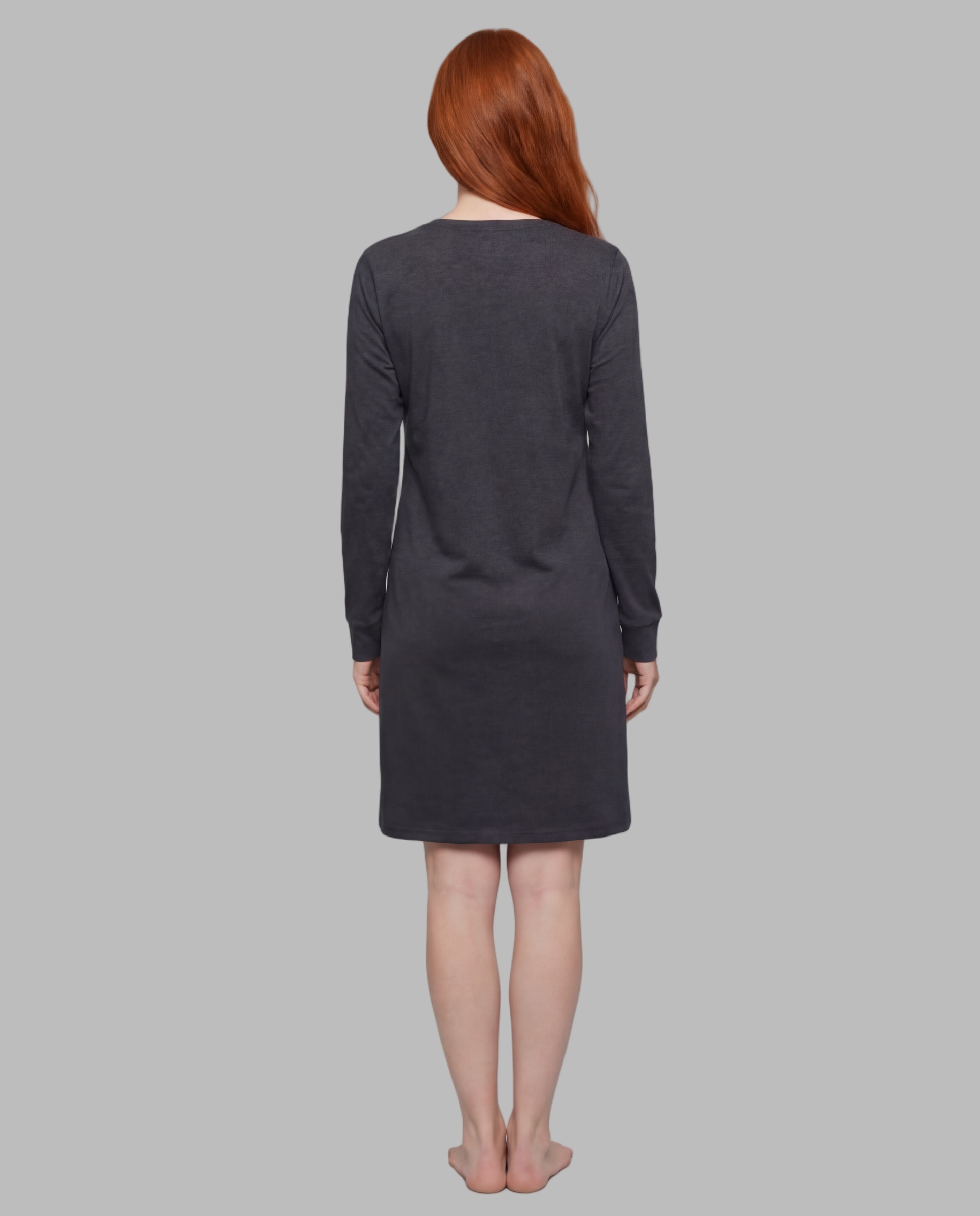 Camisola de dormir mujer tapeta - Señoretta - Gris Gris-2