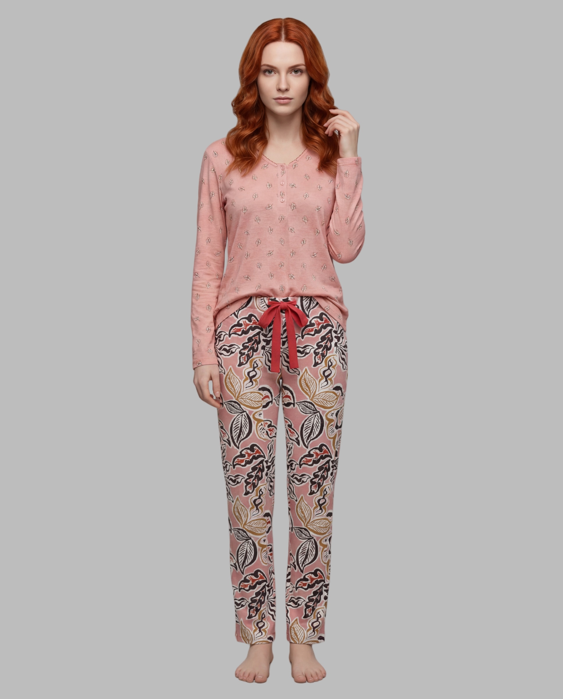 Pijama mujer modal estampado - Señoretta - Multicolor Multicolor-1