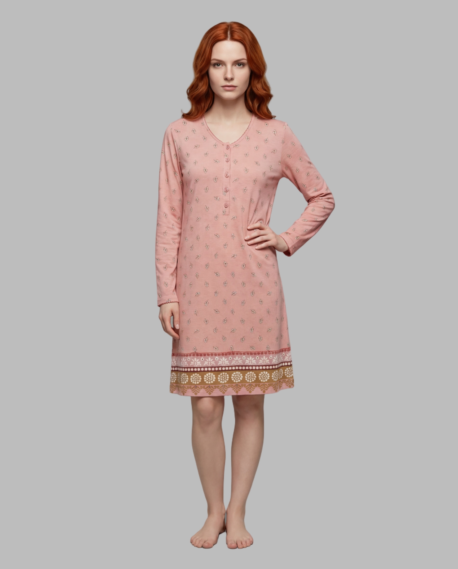 Camisola mujer dormir modal - Señoretta - Multicolor Multicolor-1