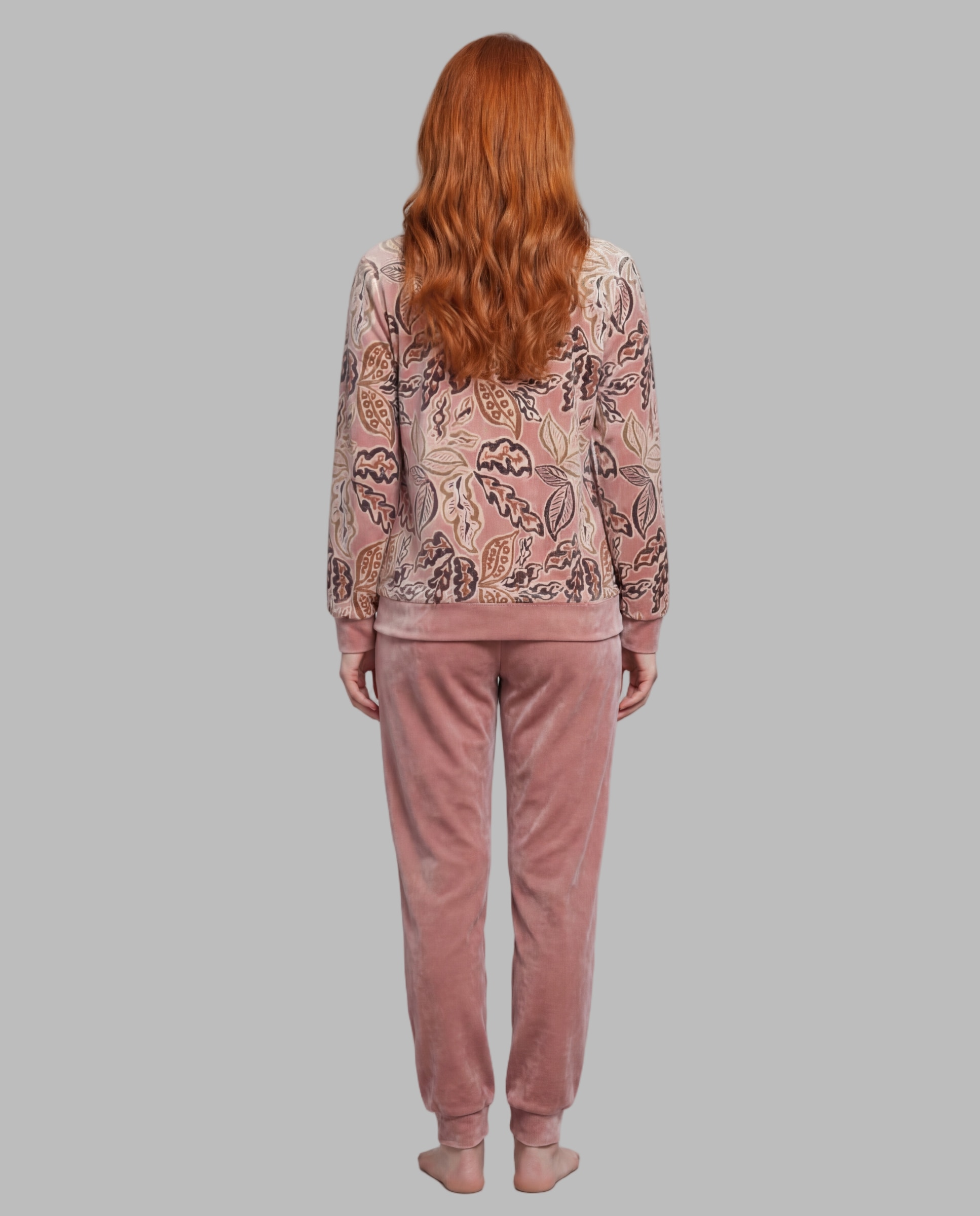 Pijama mujer terciopelo estampado - Señoretta - Multicolor Multicolor-2