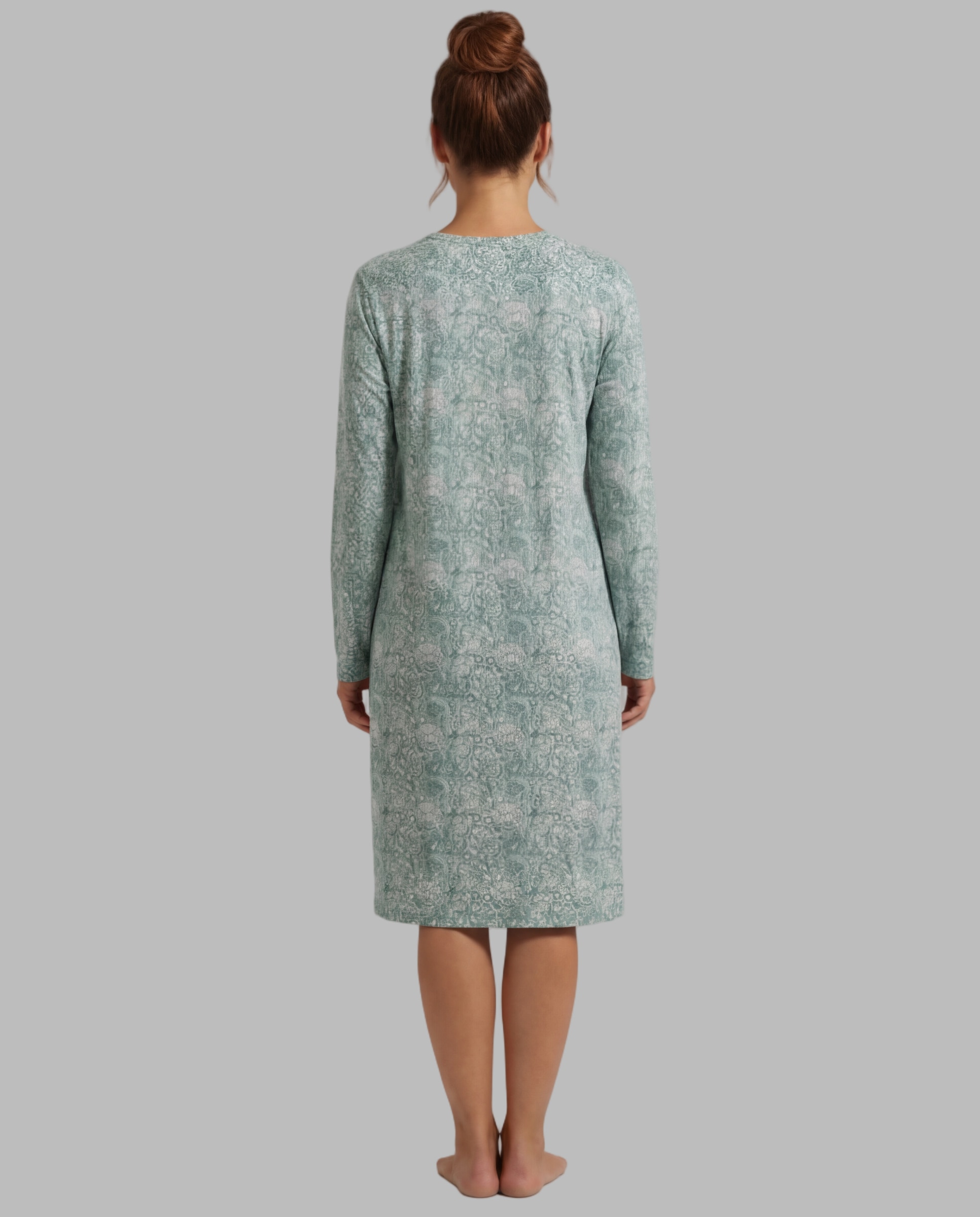 Camisola dormir mujer estampada - Egatex - Azul Azul-2