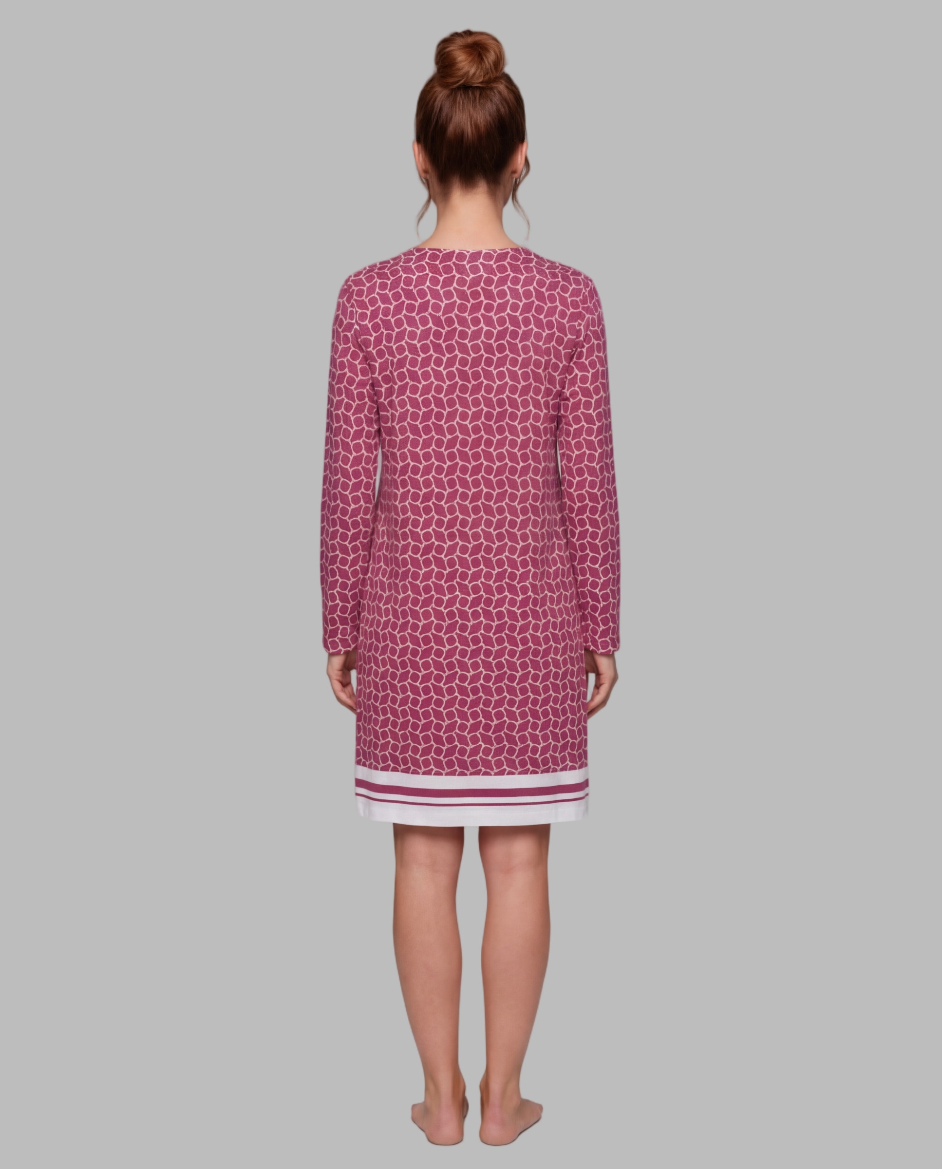 Camisola mujer estampada - Egatex - Burdeos Burdeos-2
