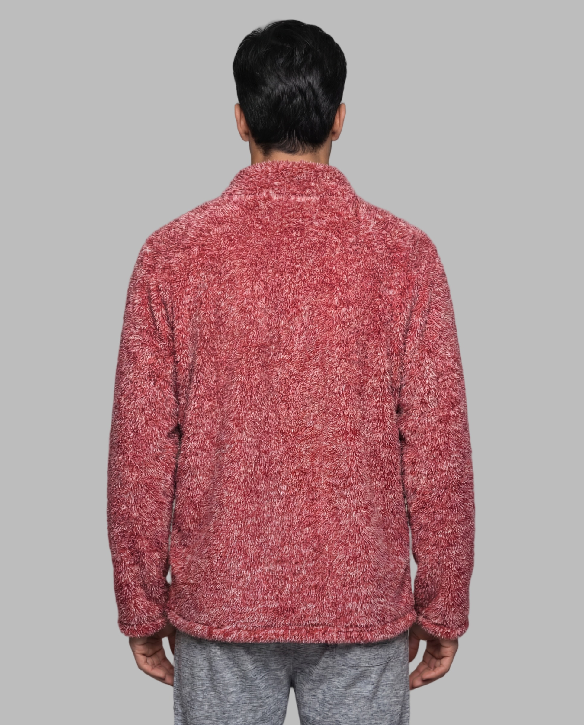 Imagen 2 de Chaqueta de hombre pelo bicolor - SOY - Rojo Rojo