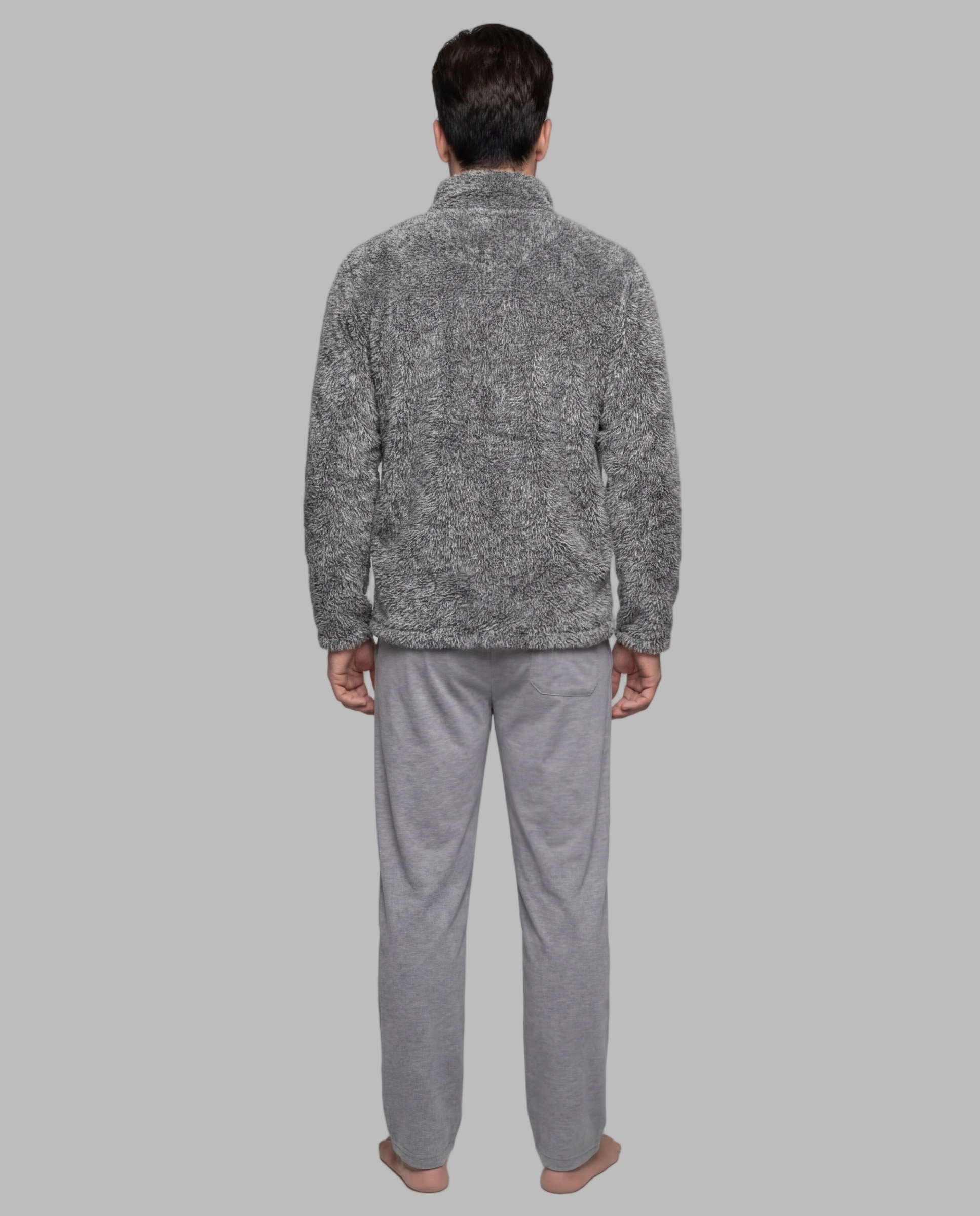 Imagen 2 de Chaqueta de hombre pelo bicolor - SOY - Gris Gris
