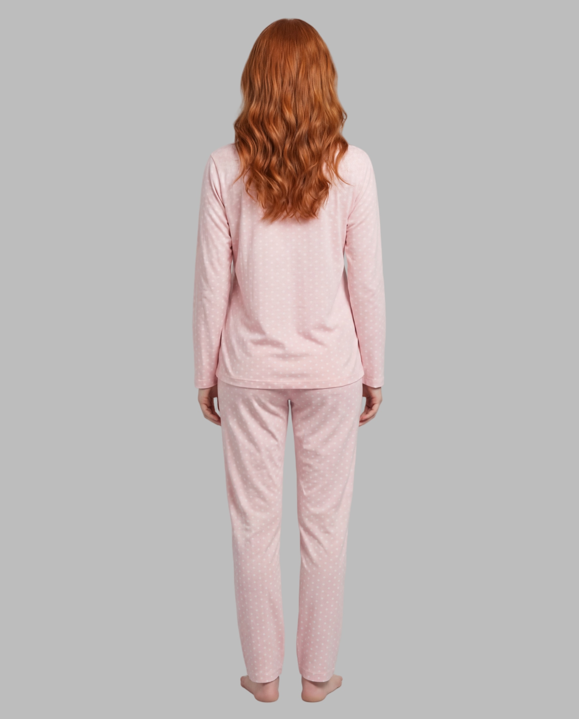 Pijama de mujer abierto - Señoretta - Rosa Rosa-2