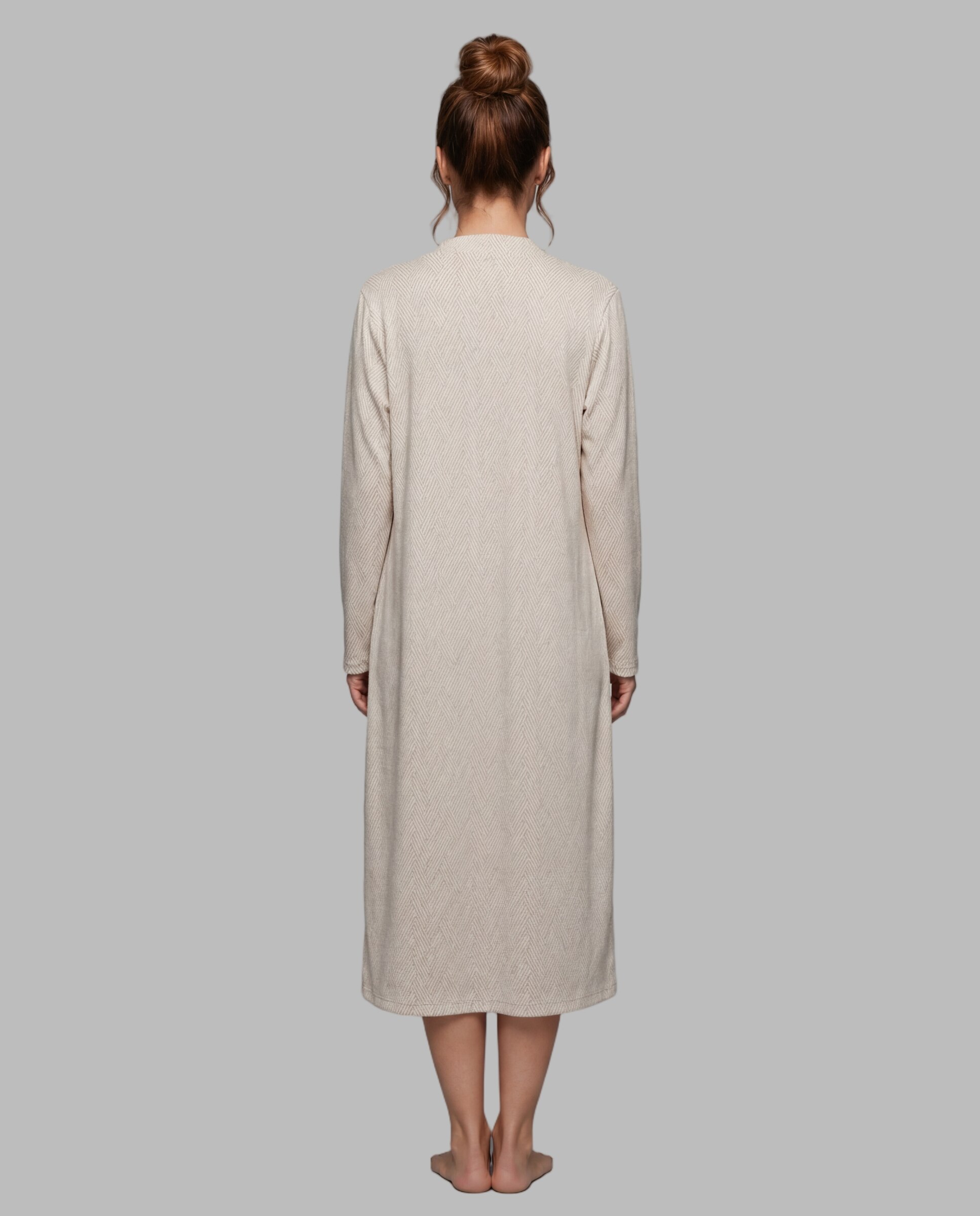 Camisola mujer dormir canesu - Egatex - Beige Beige-2