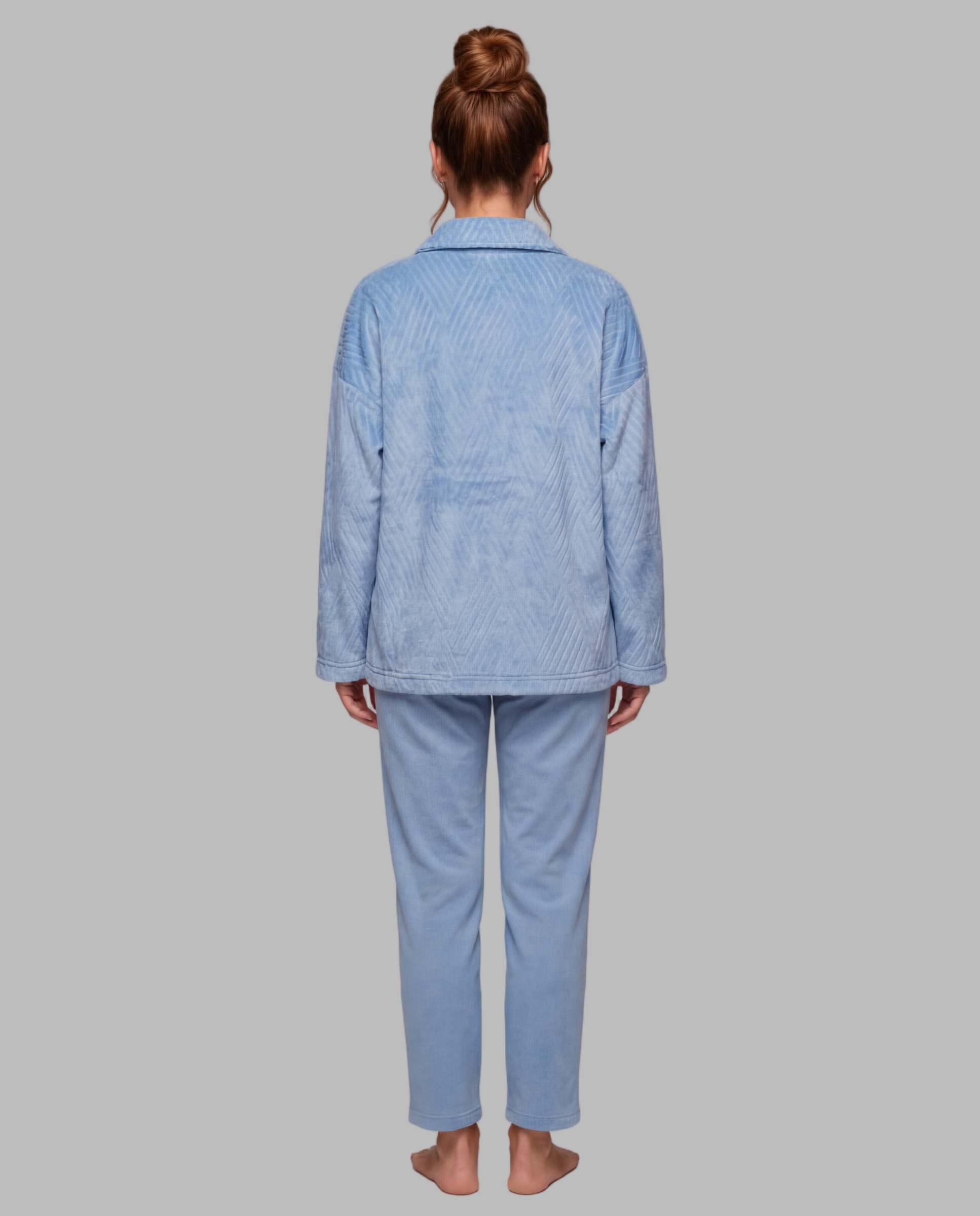 Chaqueta tipo capa mujer - Egatex - Azul Azul-2