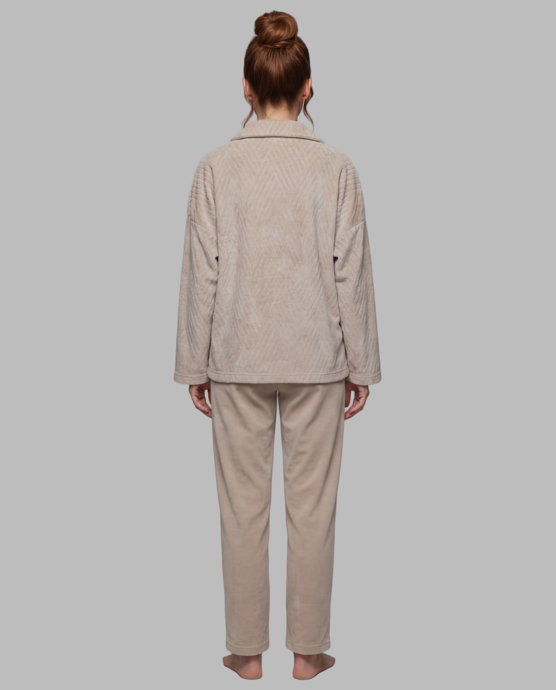 Chaqueta tipo capa mujer - Egatex - Beige Beige-2