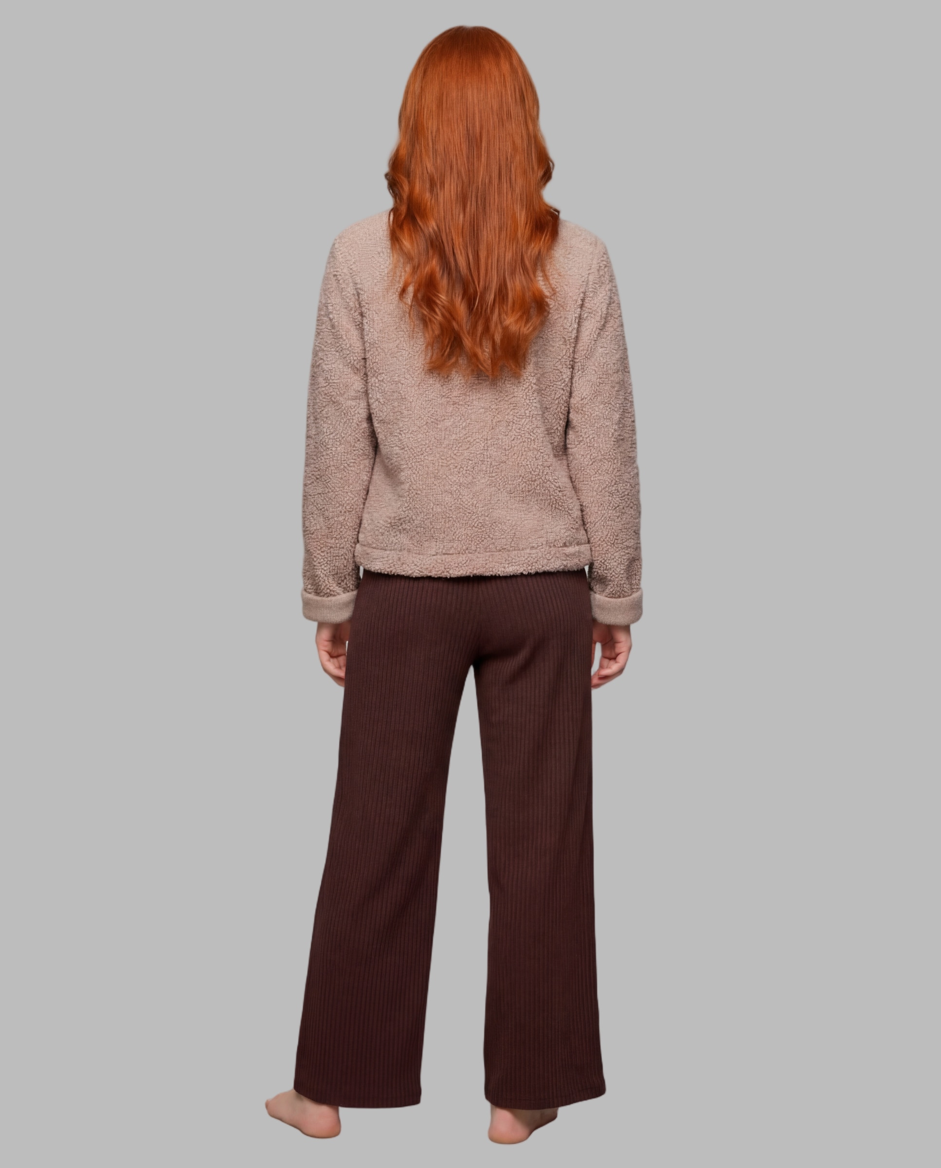 Chaqueta de mujer cruzada - Señoretta - Beige Beige-2