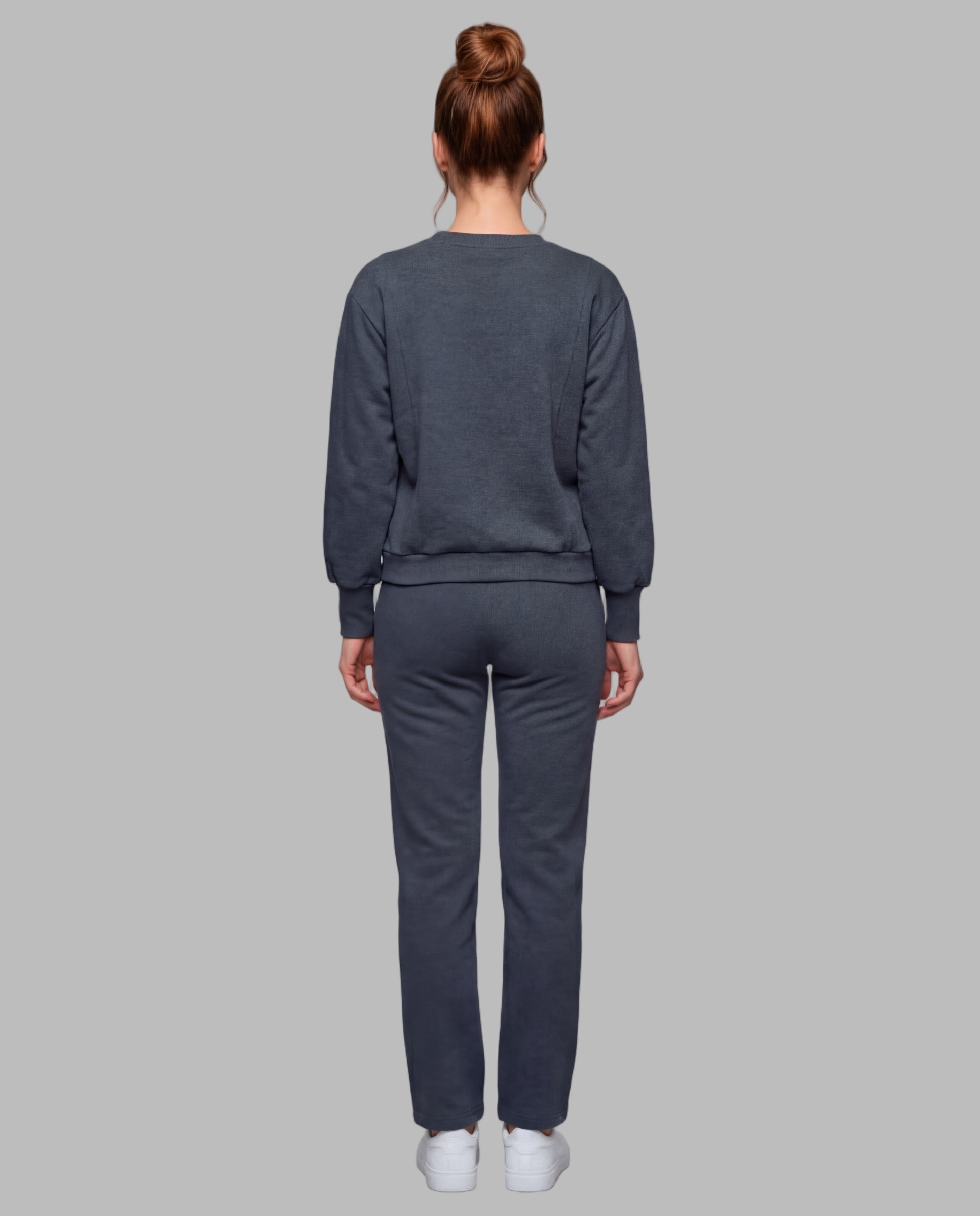Jogging mujer pliegues mangas - Egatex - Gris Gris-2