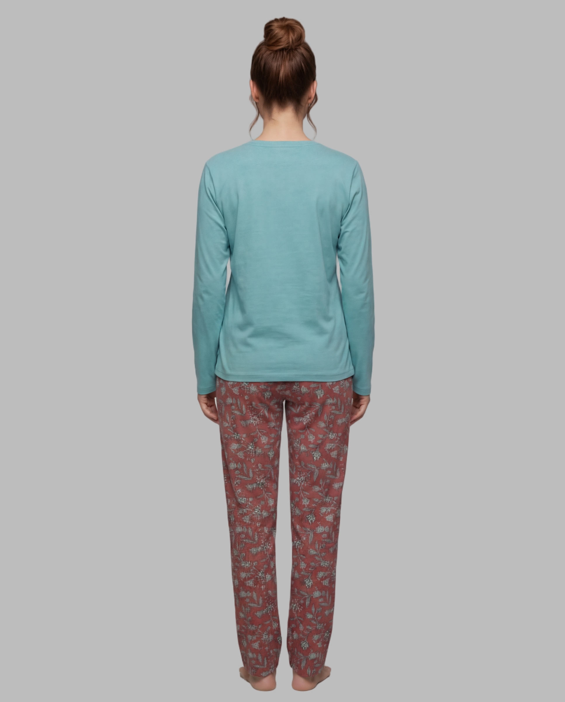 Pijama mujer aplicación - Egatex - Azul Azul-2
