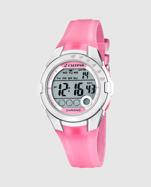 Imagen 0 de Reloj infantil K5571/2 Digital Crush de caucho rosa