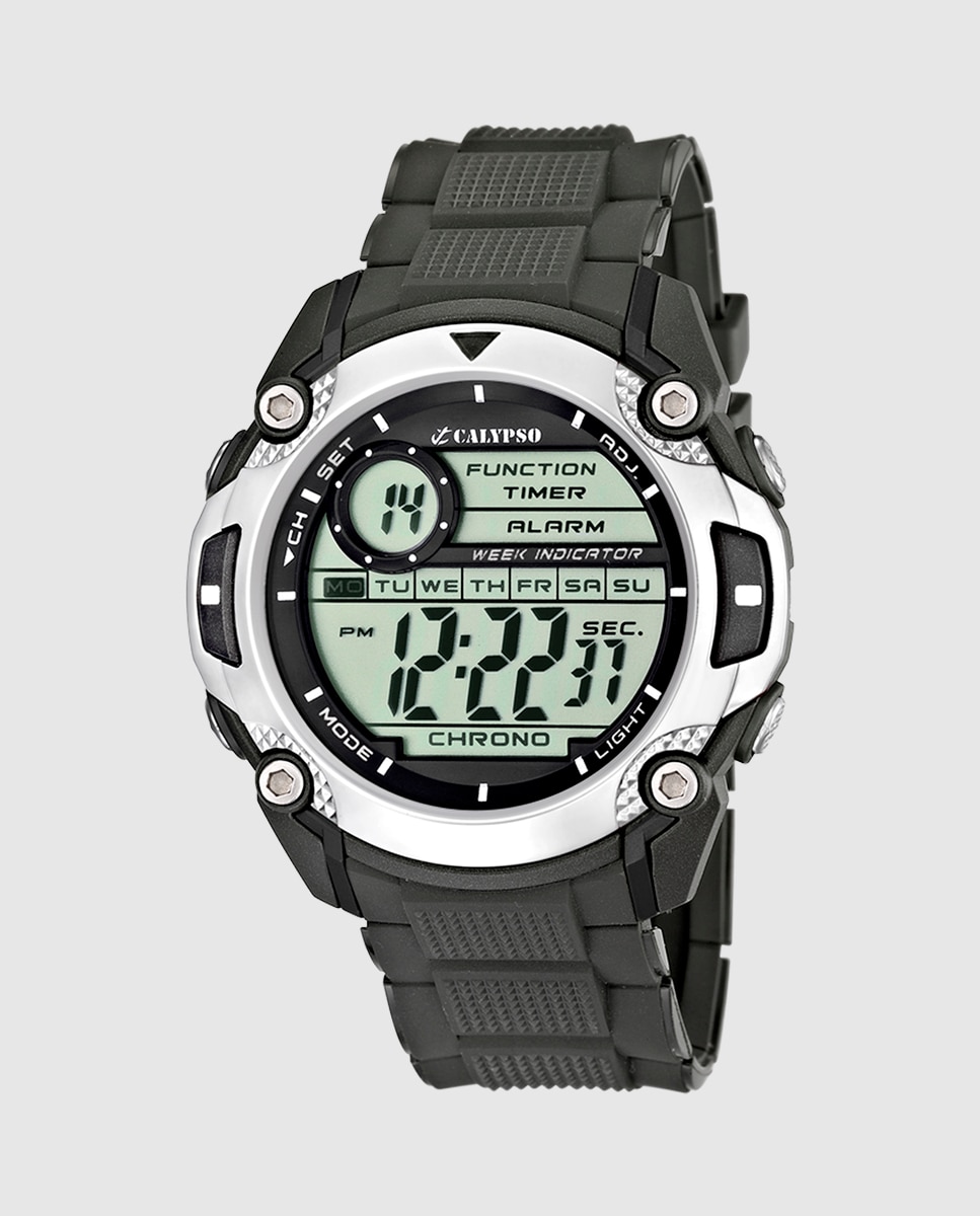 Reloj de hombre k5577/1 digital for man de caucho - Calypso - Gris Gris-1