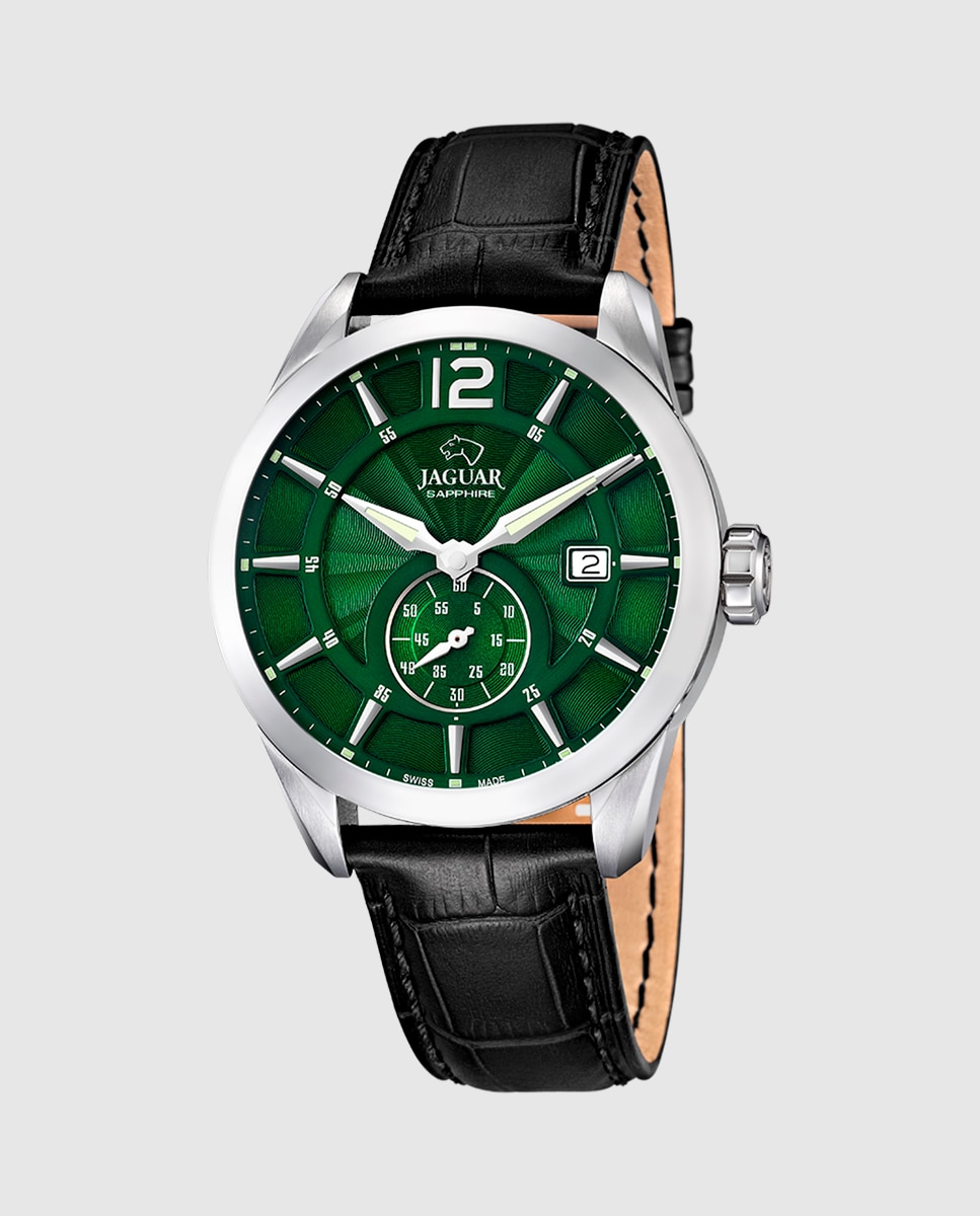 Imagen 0 de Reloj de hombre j663/3 acamar de piel negro Negro