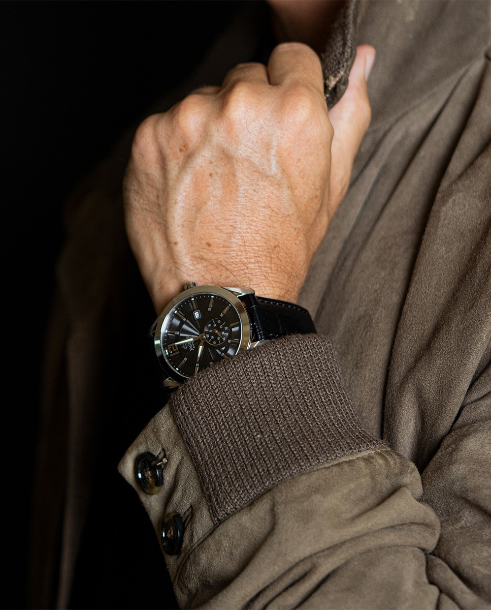 Reloj de hombre j663/4 acamar de piel - Jaguar - Negro Negro-2