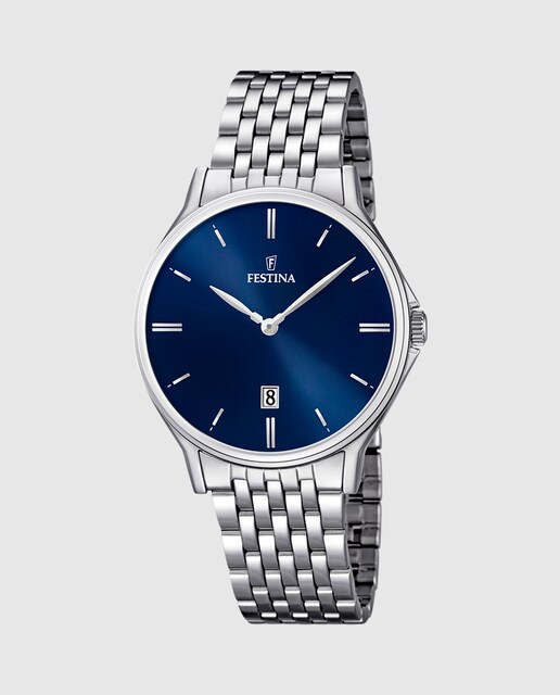Imagen 0 de Reloj de hombre F16744/3 Acero Clasico de acero plateado