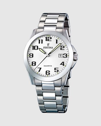 Montres FESTINA F16376/4 Acier Boucle déployante simple Maillons Blanc